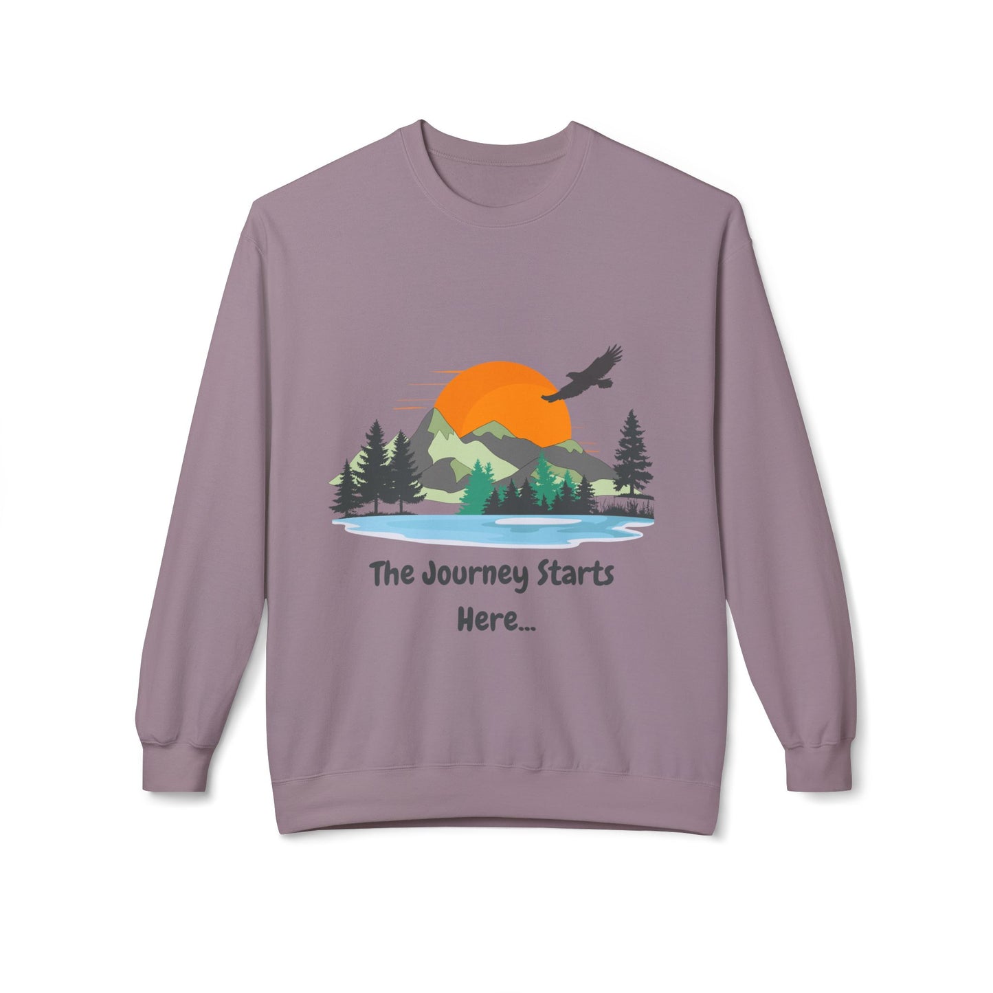 Journey Starts Here - Adult Unisex Sweatshirt