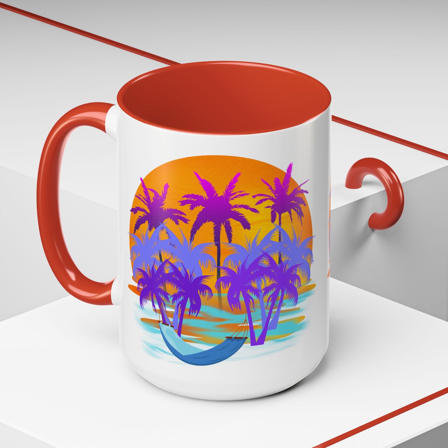 Tropical Paradise - Accent Coffee Mug (11, 15oz)