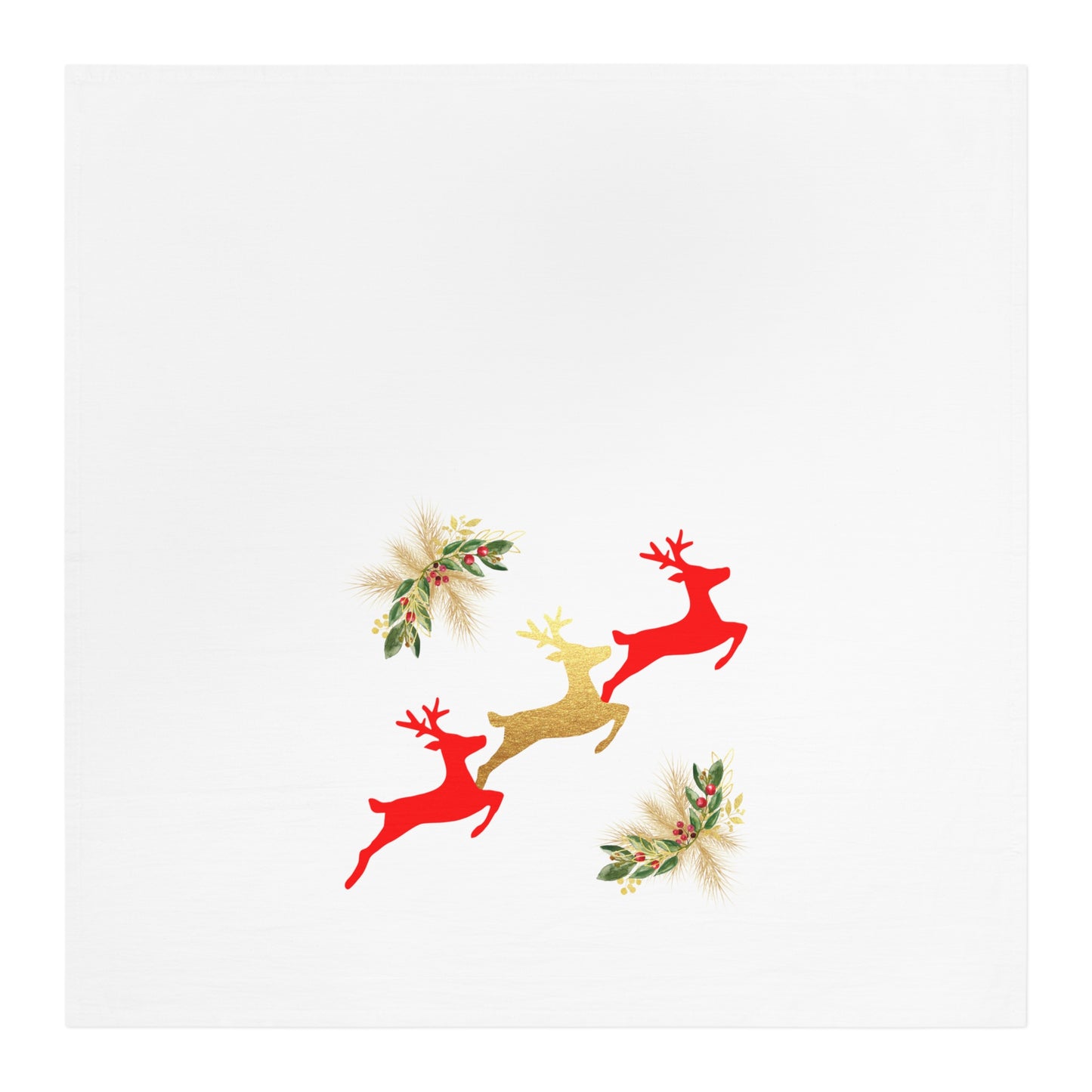 Reindeer Fun - Tea Towel