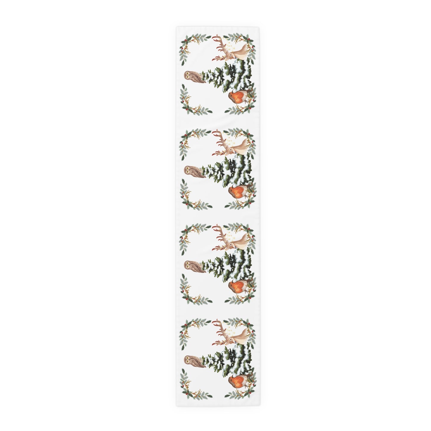 Winter Tree White - Table Runner (Cotton, Poly)