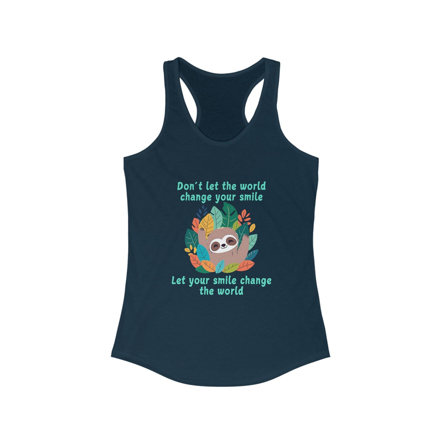 Sloth Smile - Racerback Tank