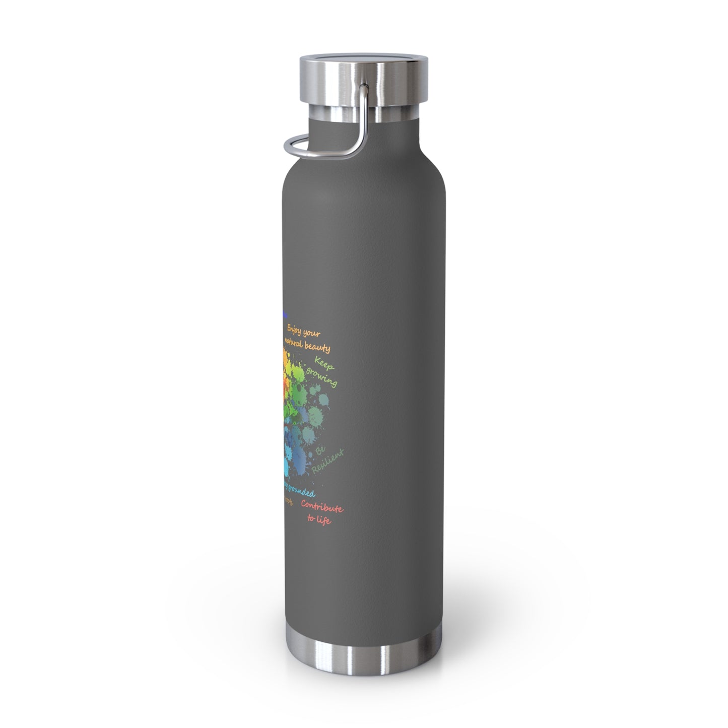 Tree of Life - Copper Vacuum Insulated Bottle, 22oz