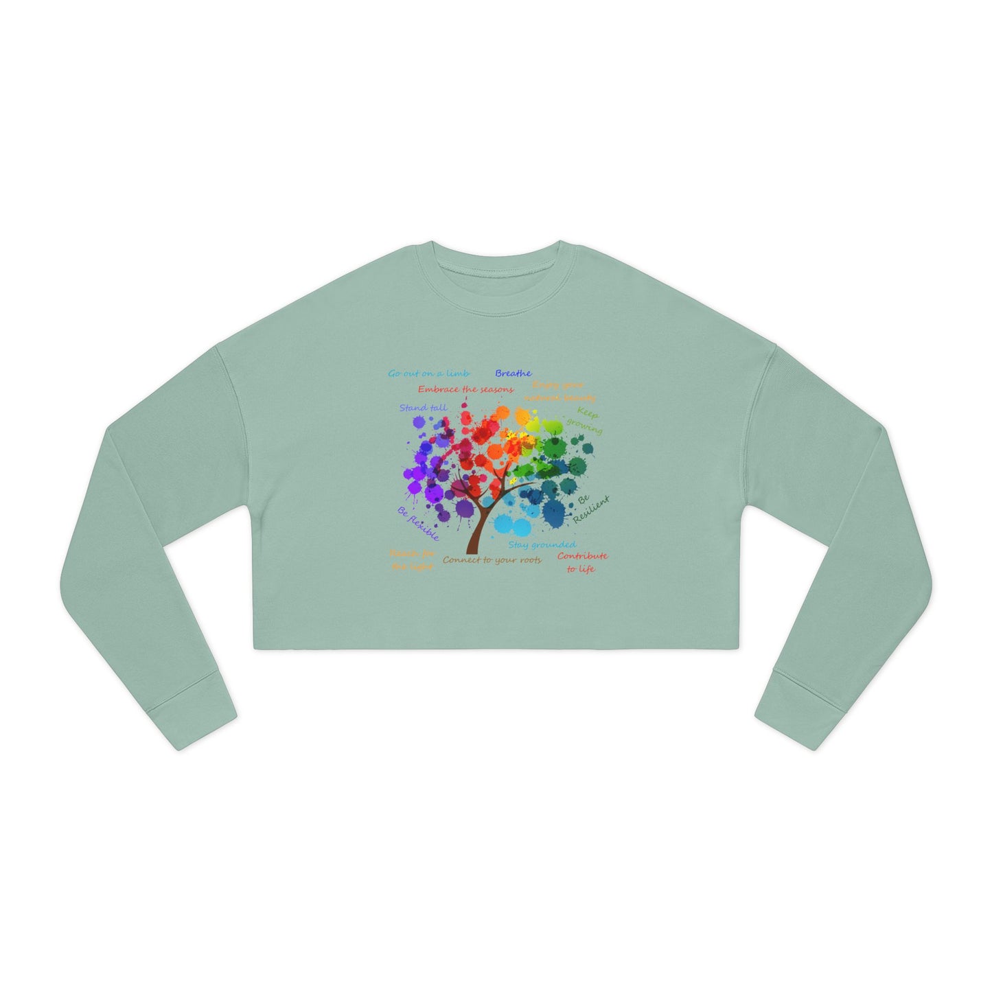 Tree of Life - Women's Cropped Sweatshirt