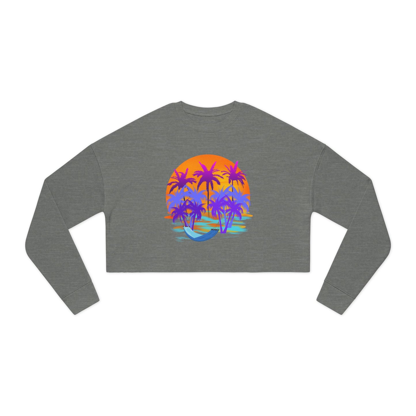 Tropical Paradise - Women's Cropped Sweatshirt