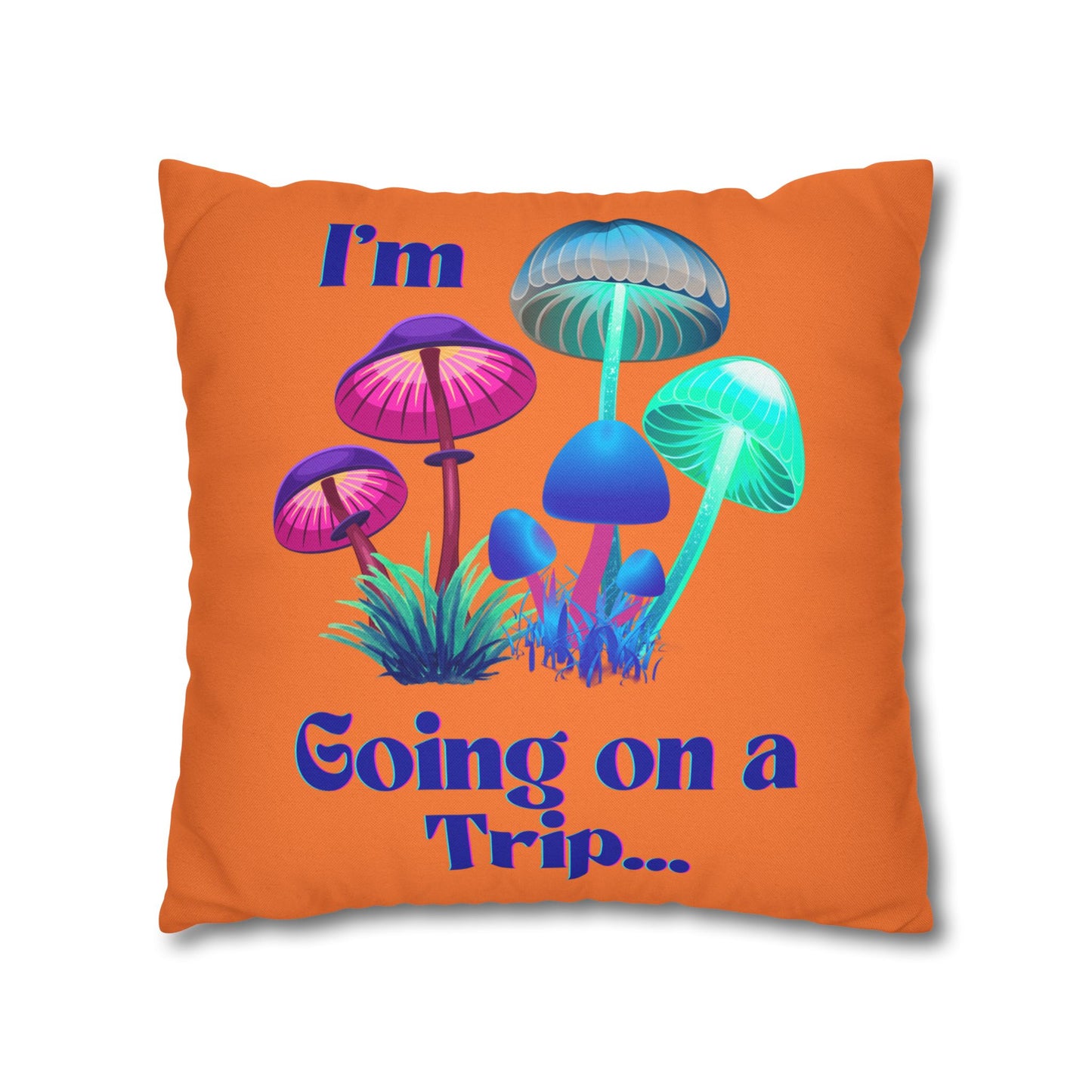 Going on a Trip - Accent Square Pillowcase - Various Sizes