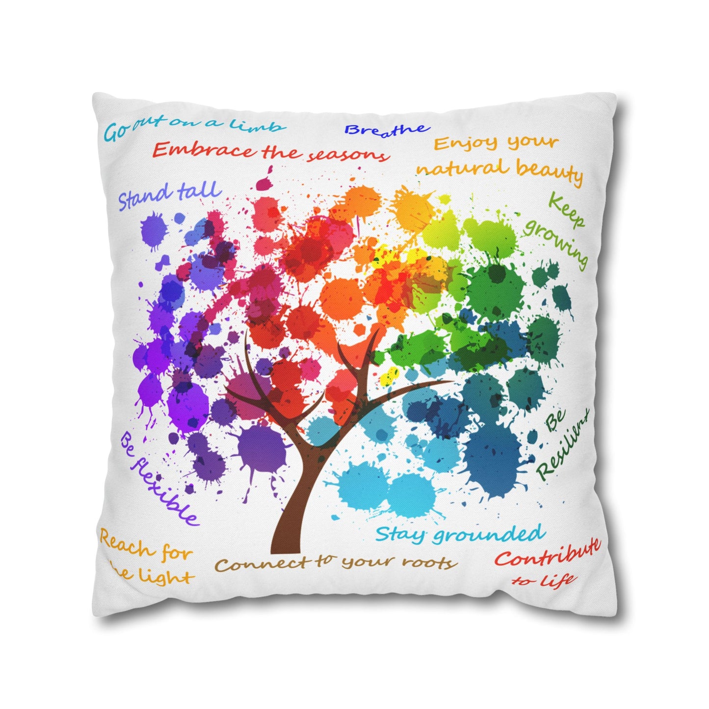 Tree Of Life - Accent Square Pillowcase - Various Sizes