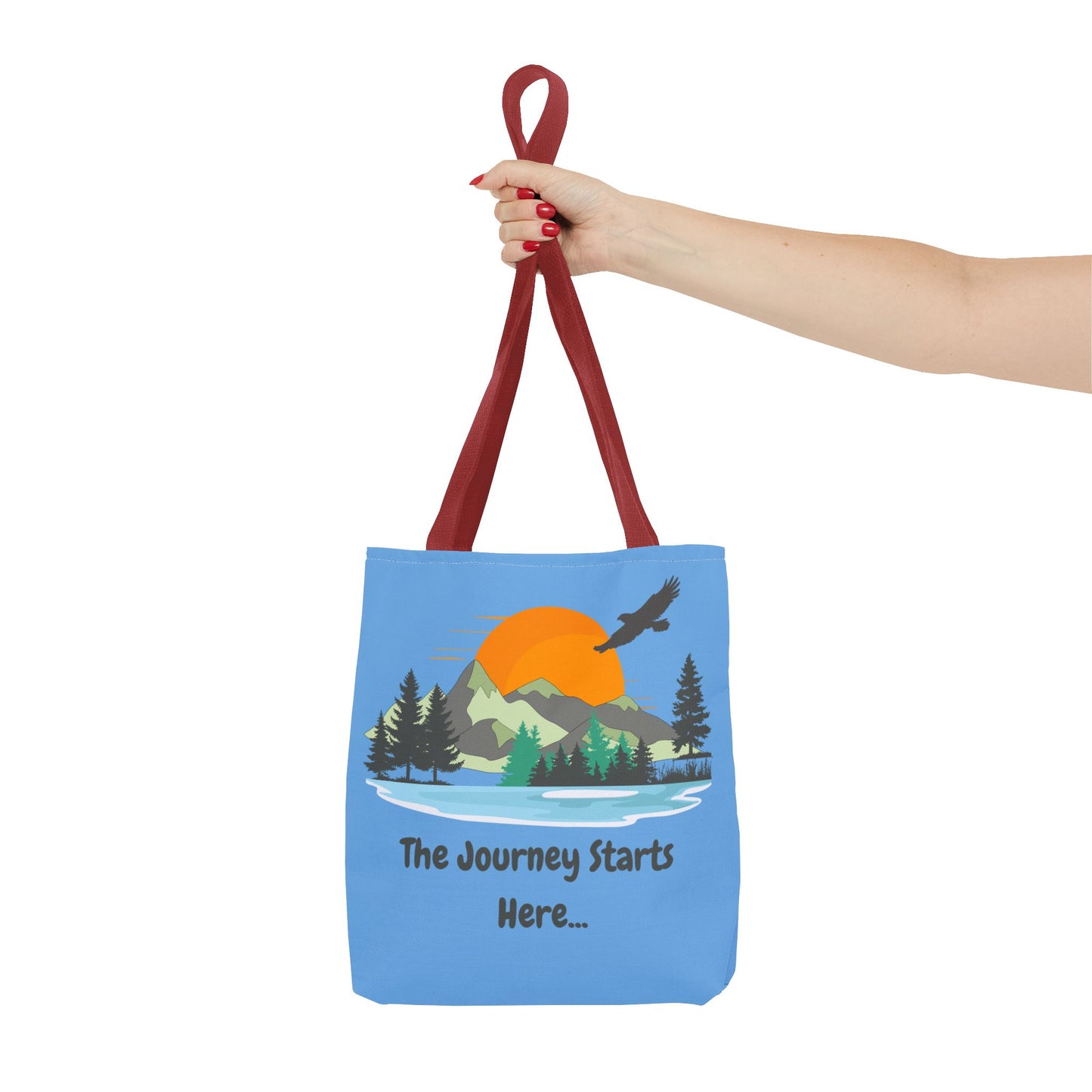 Journey Starts Here - Tote Bag (AOP)