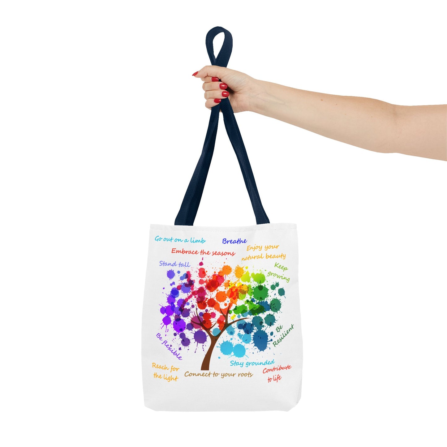 Tree of Life White - Tote Bag (AOP)