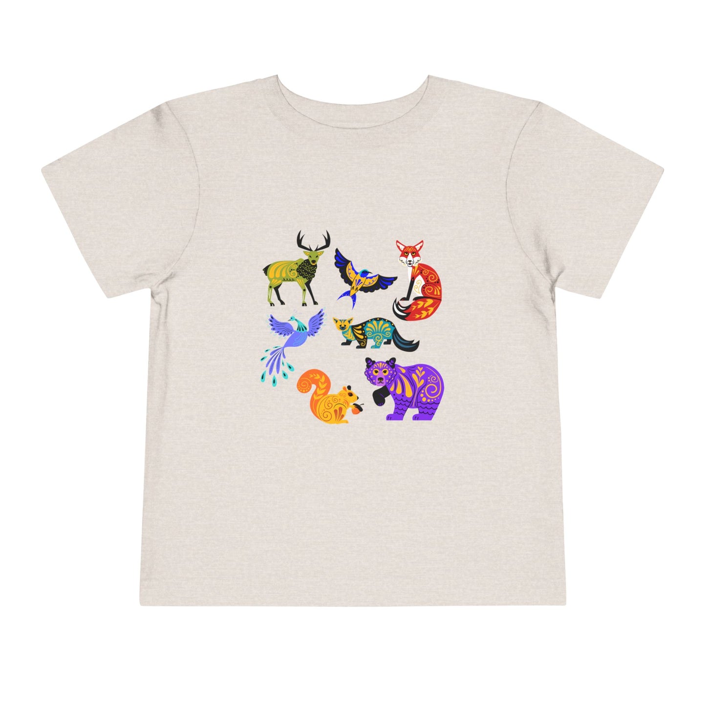 Artsy Animals - Toddler Short Sleeve Tee