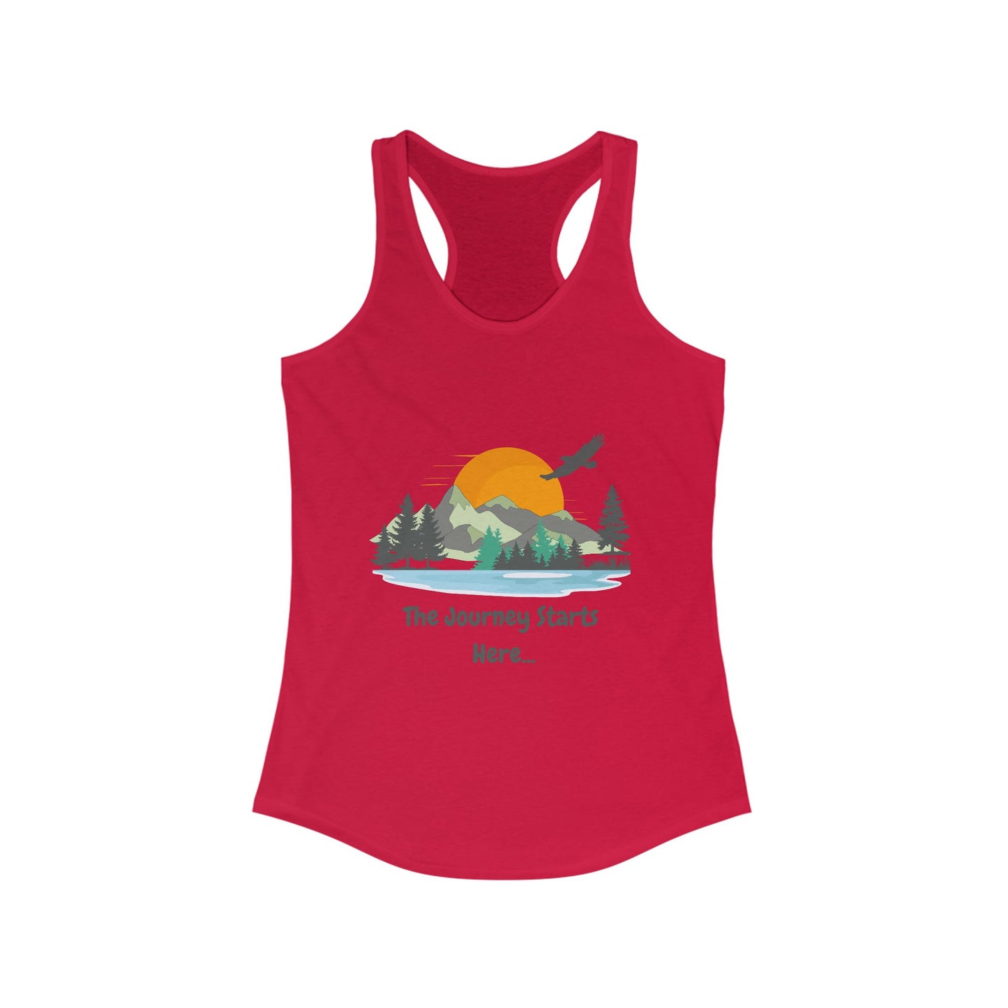 Journey Starts Here - Women's Racerback Tank