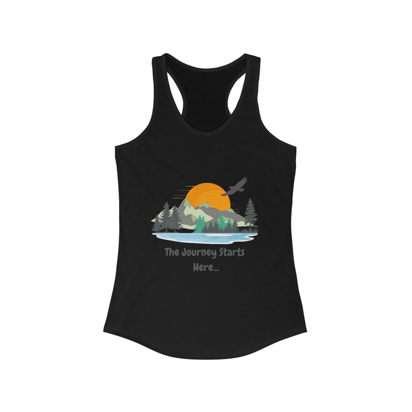 Journey Starts Here - Women's Racerback Tank