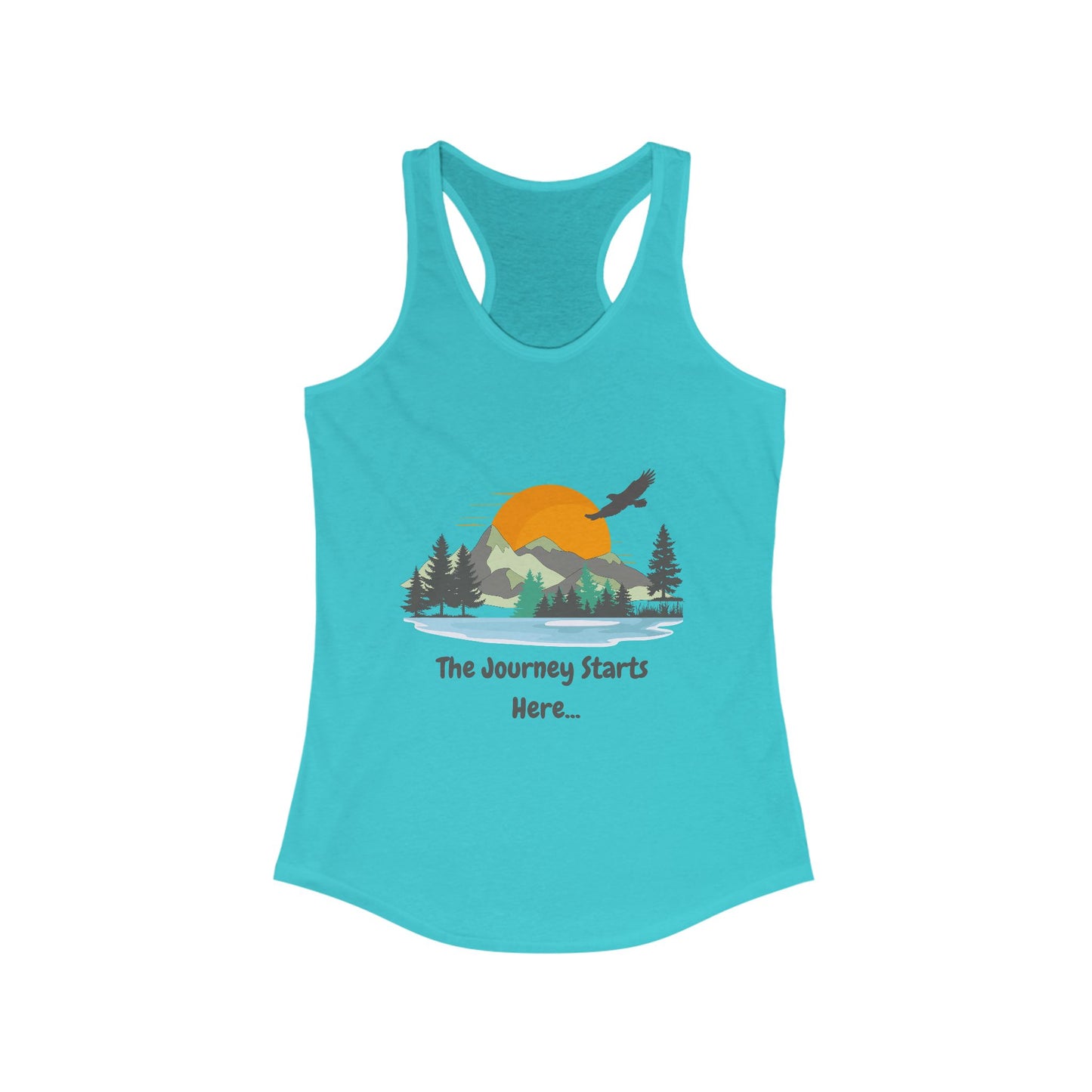 Journey Starts Here - Women's Racerback Tank