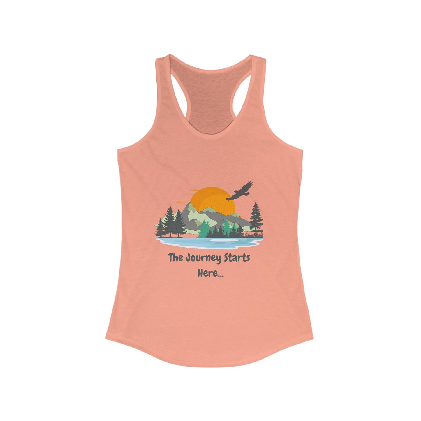 Journey Starts Here - Women's Racerback Tank