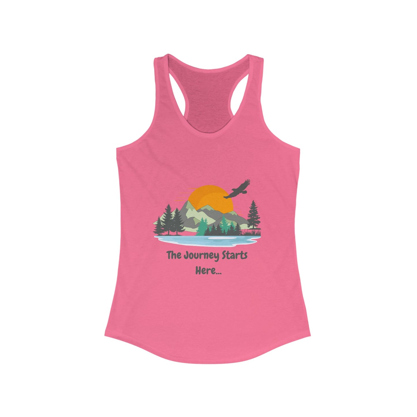 Journey Starts Here - Women's Racerback Tank