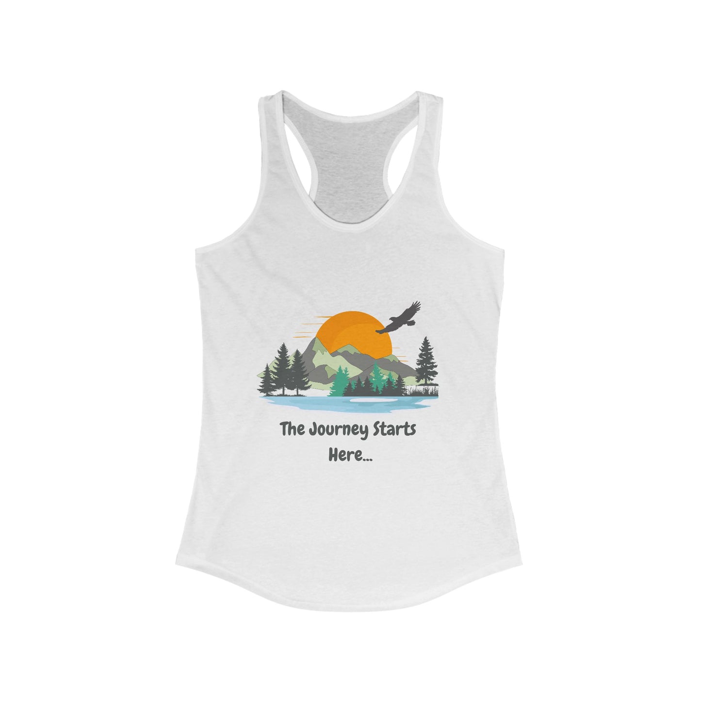 Journey Starts Here - Women's Racerback Tank