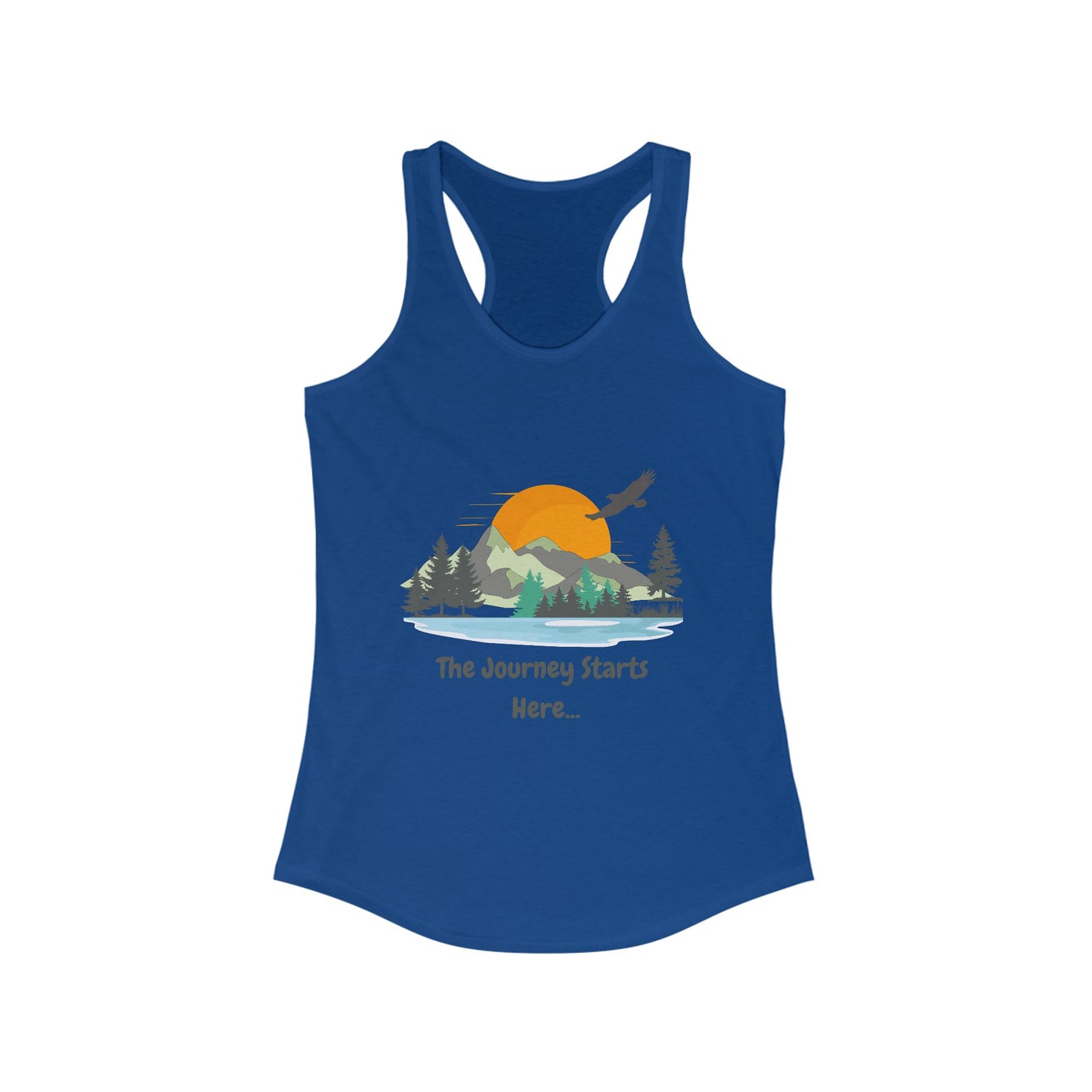 Journey Starts Here - Women's Racerback Tank