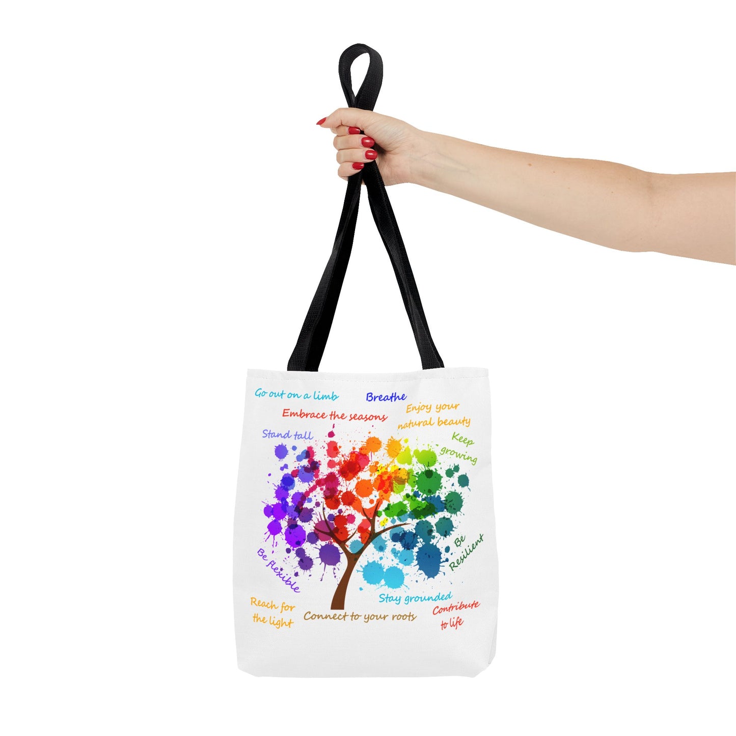 Tree of Life White - Tote Bag (AOP)