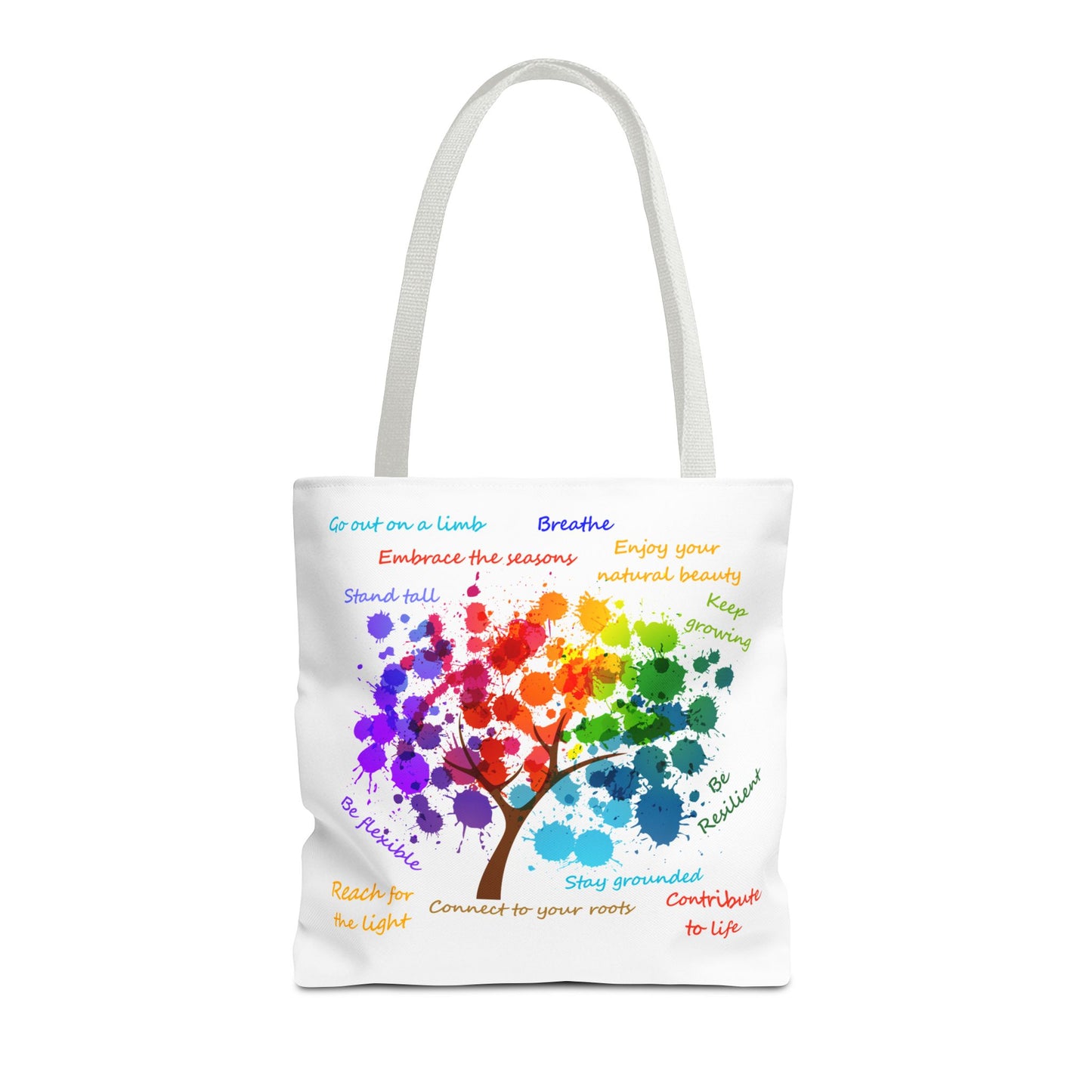 Tree of Life White - Tote Bag (AOP)