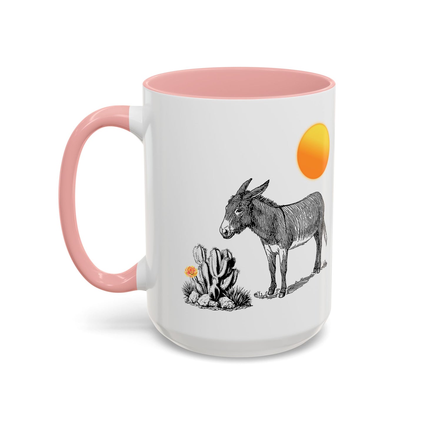 Donkey Desert - Accent Coffee Mug (11, 15oz)