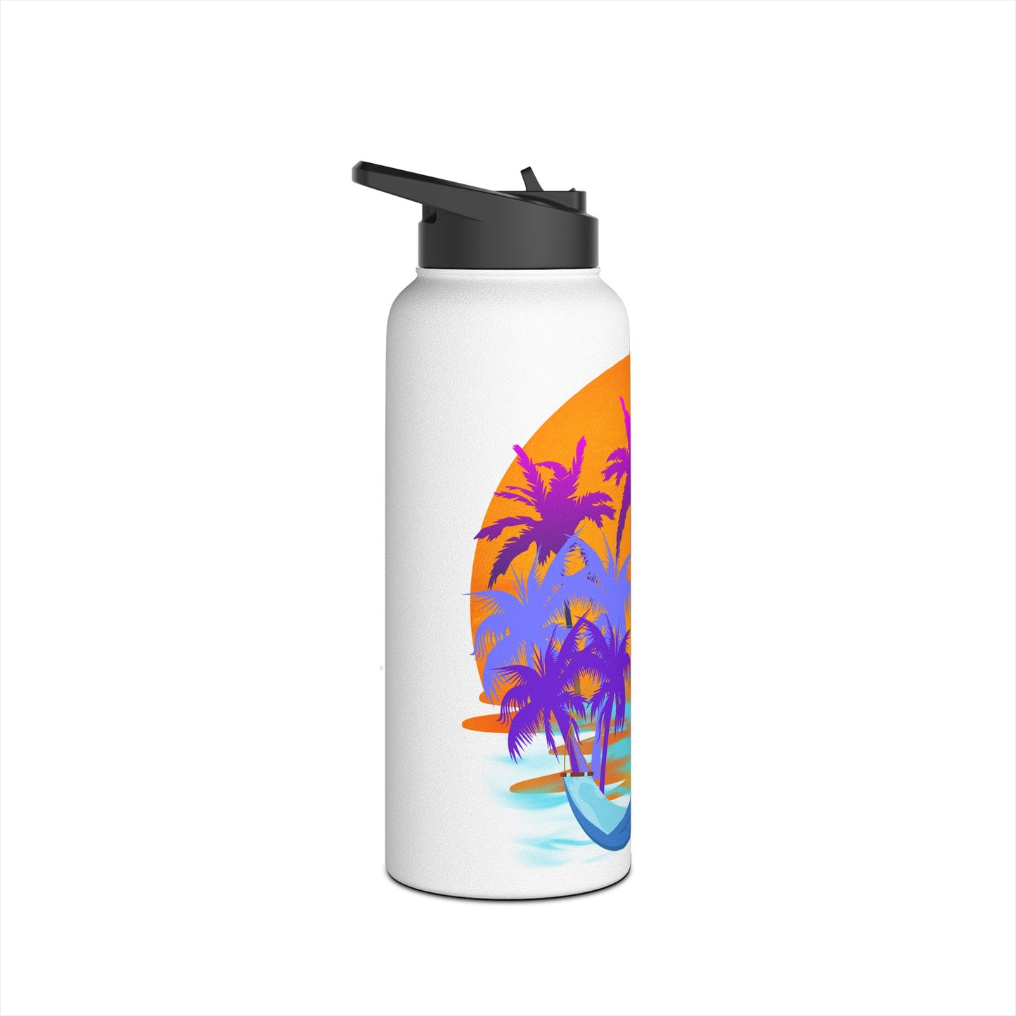 Tropical Paradise - Stainless Steel Water Bottle