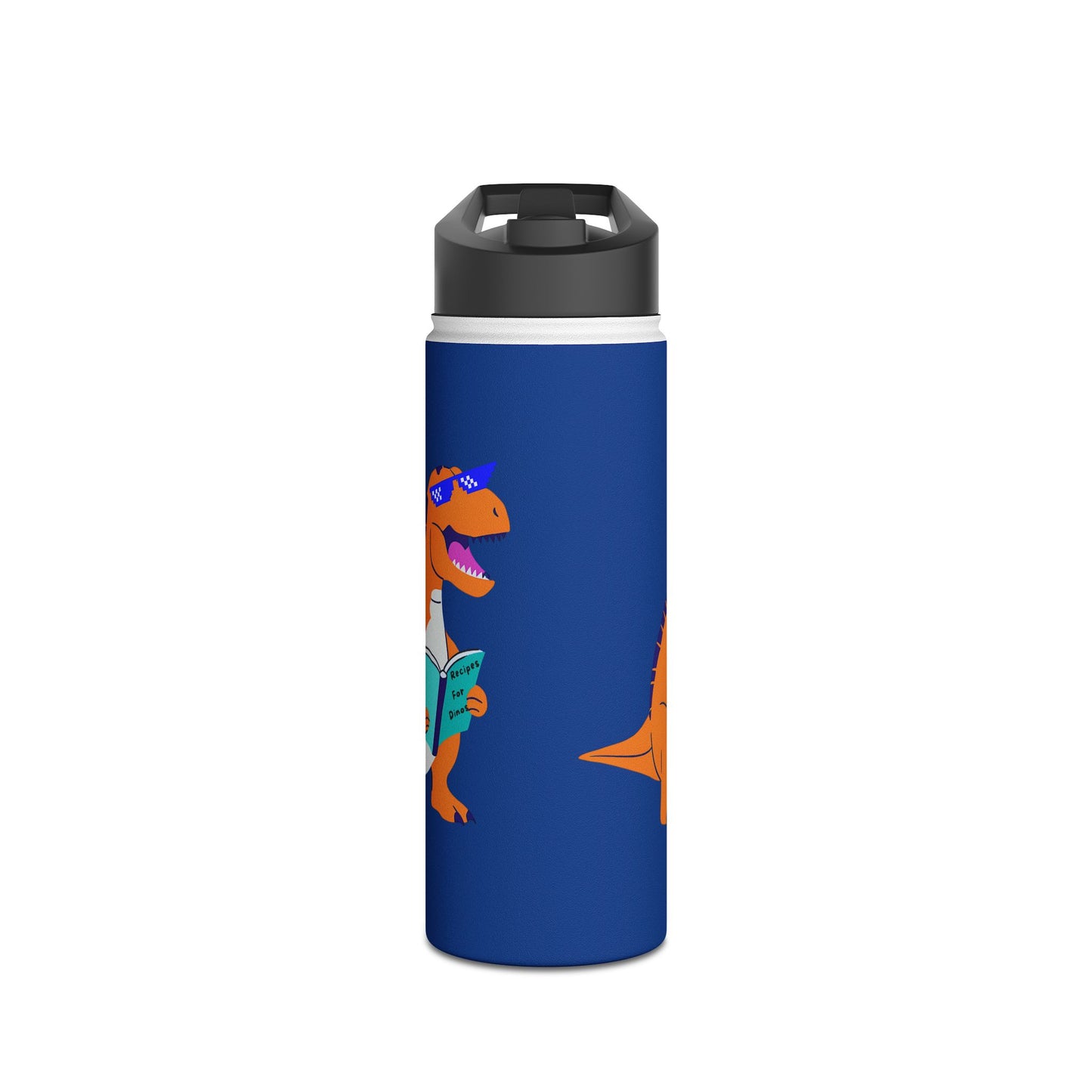 Retro T-Rex - Kids Stainless Steel Water Bottle