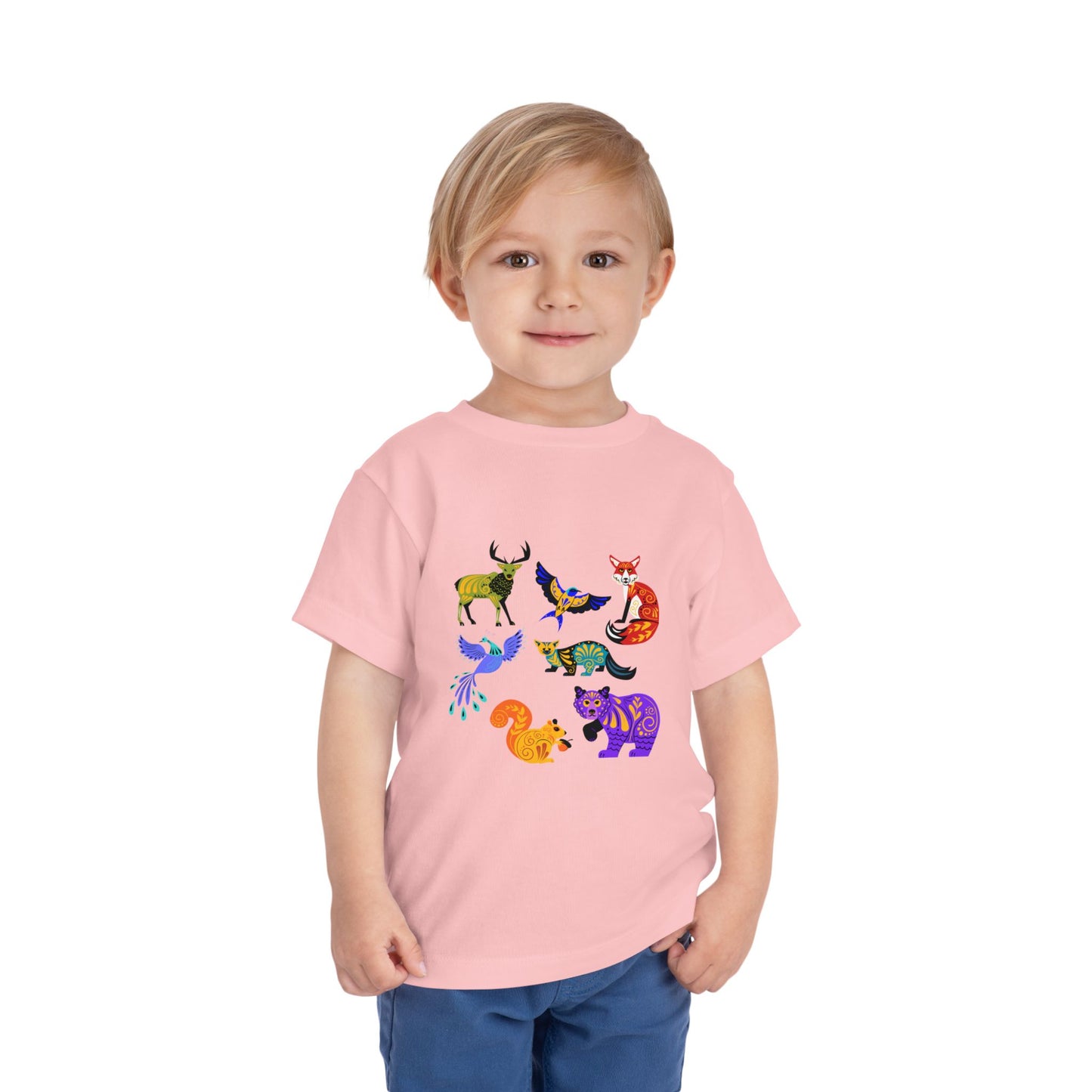 Artsy Animals - Toddler Short Sleeve Tee