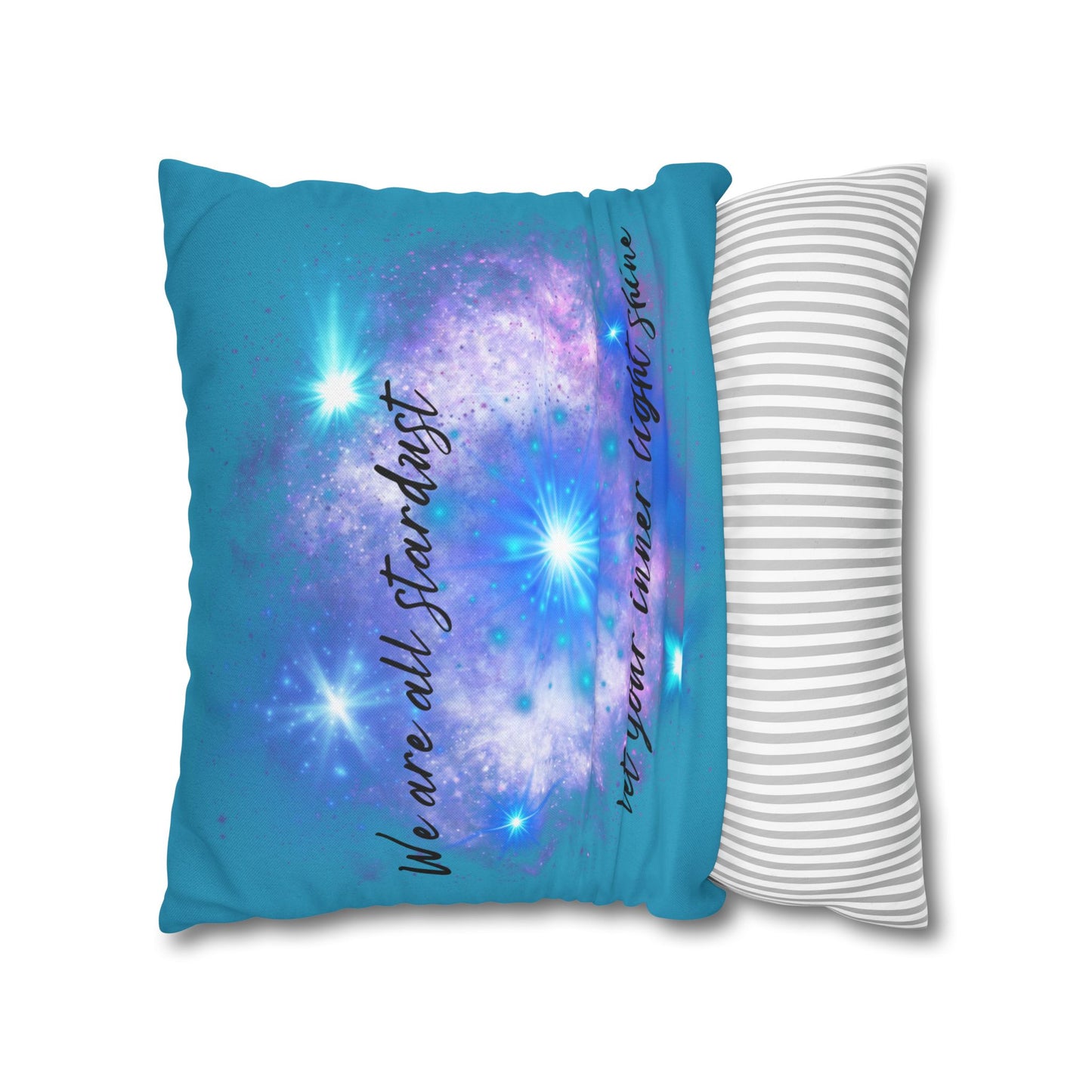 Let Your Inner Light Shine - Accent Square Pillowcases - Various Sizes