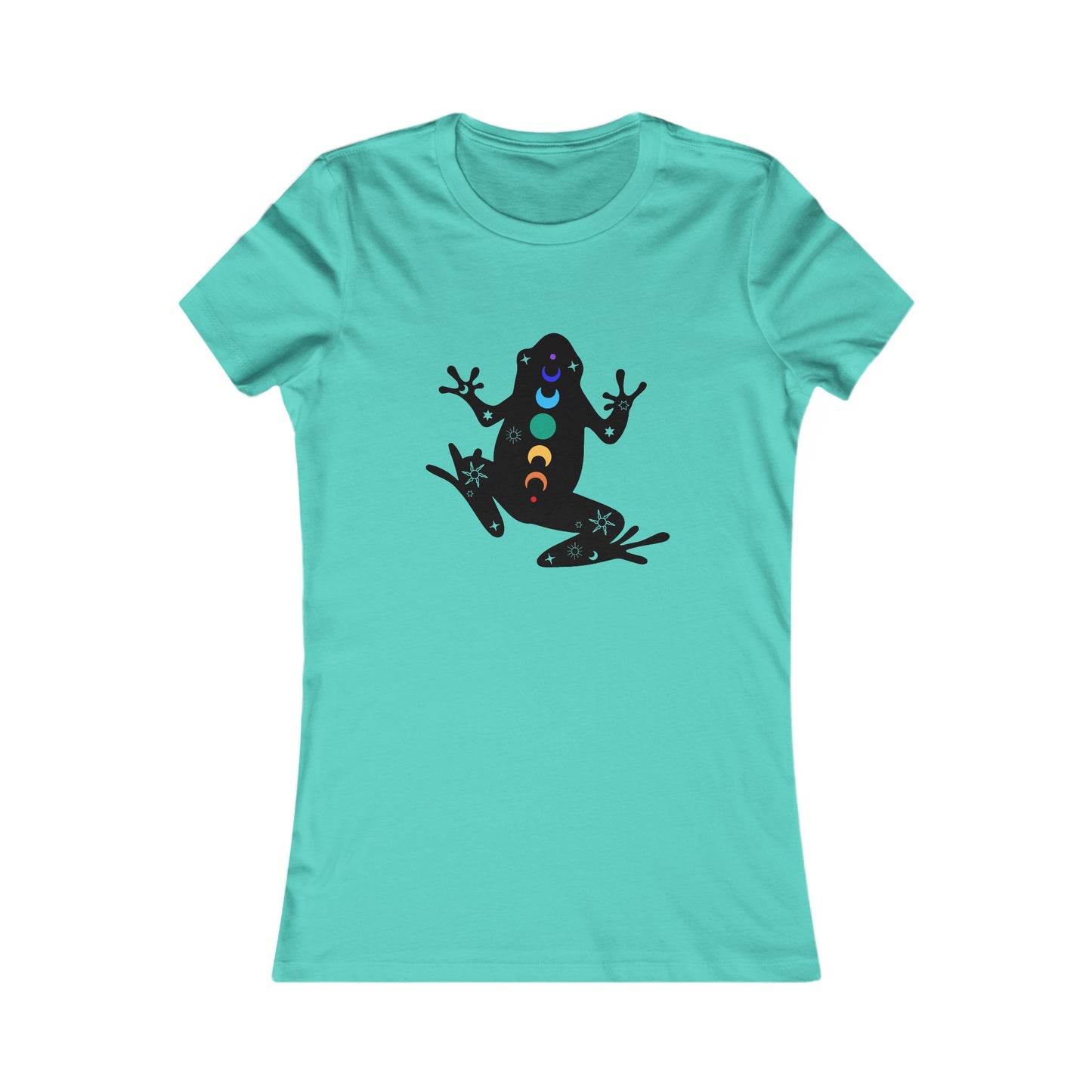 Frog Chakra Women's Tee - Colorful Design