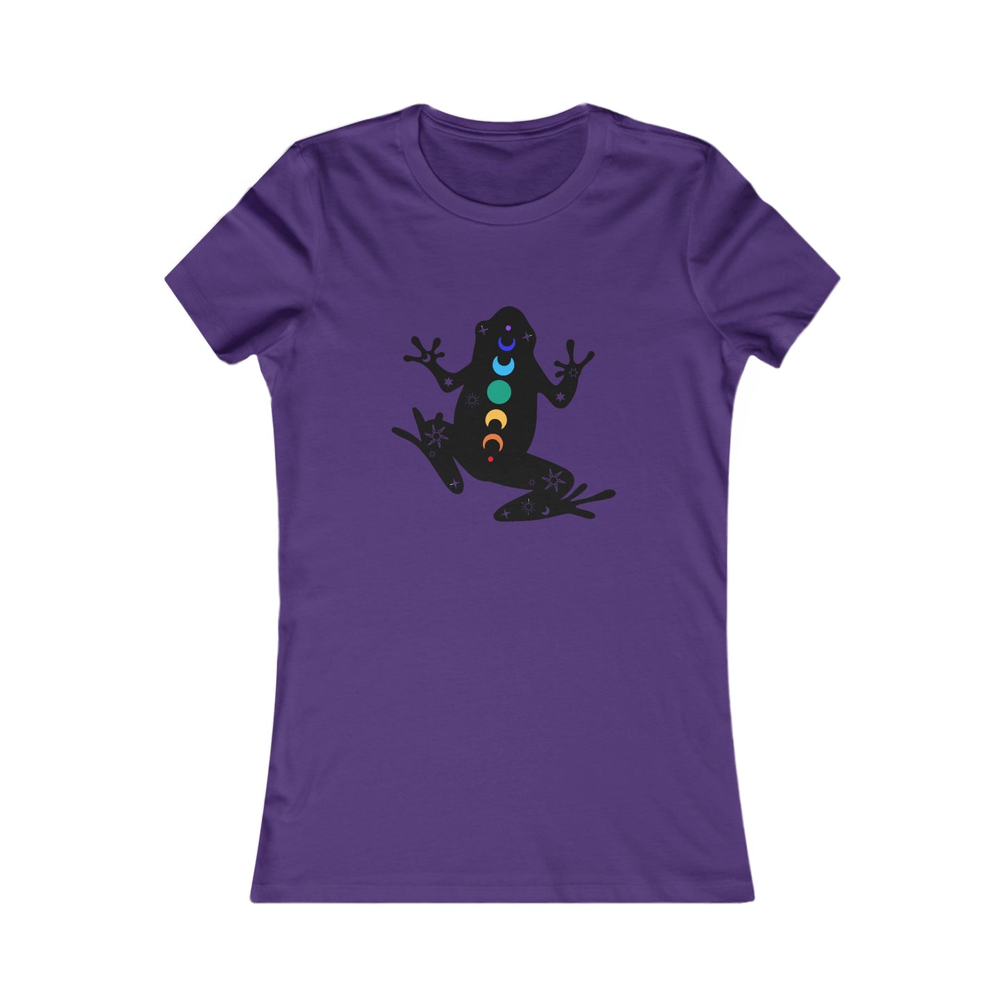 Frog Chakra Women's Tee - Colorful Design