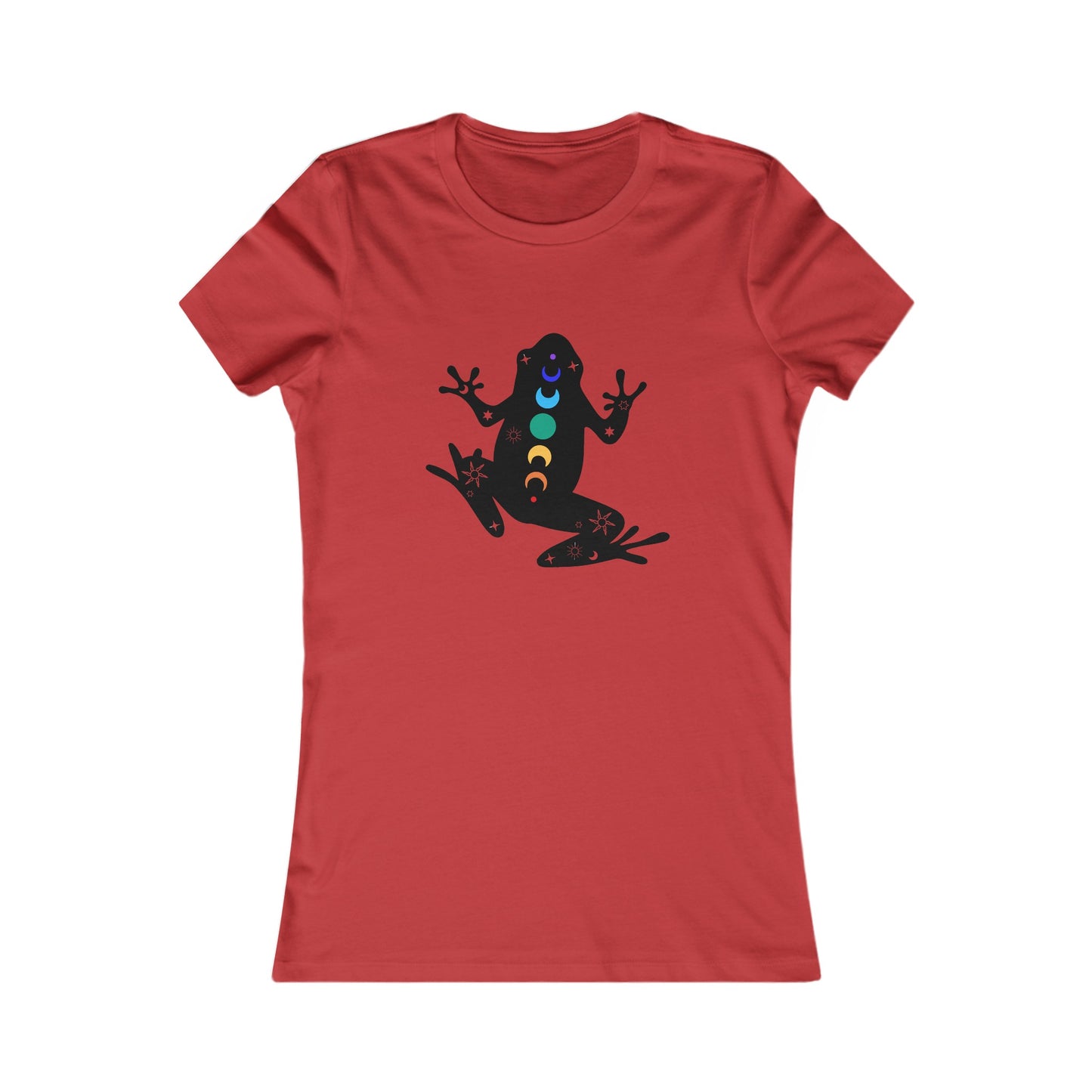 Frog Chakra Women's Tee - Colorful Design