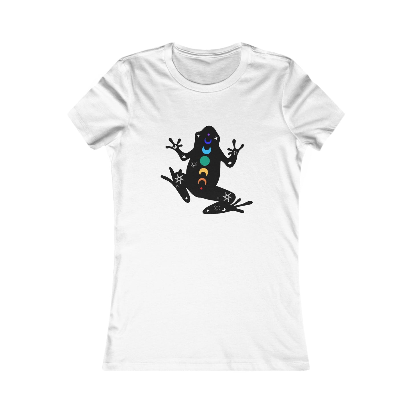 Frog Chakra Women's Tee - Colorful Design