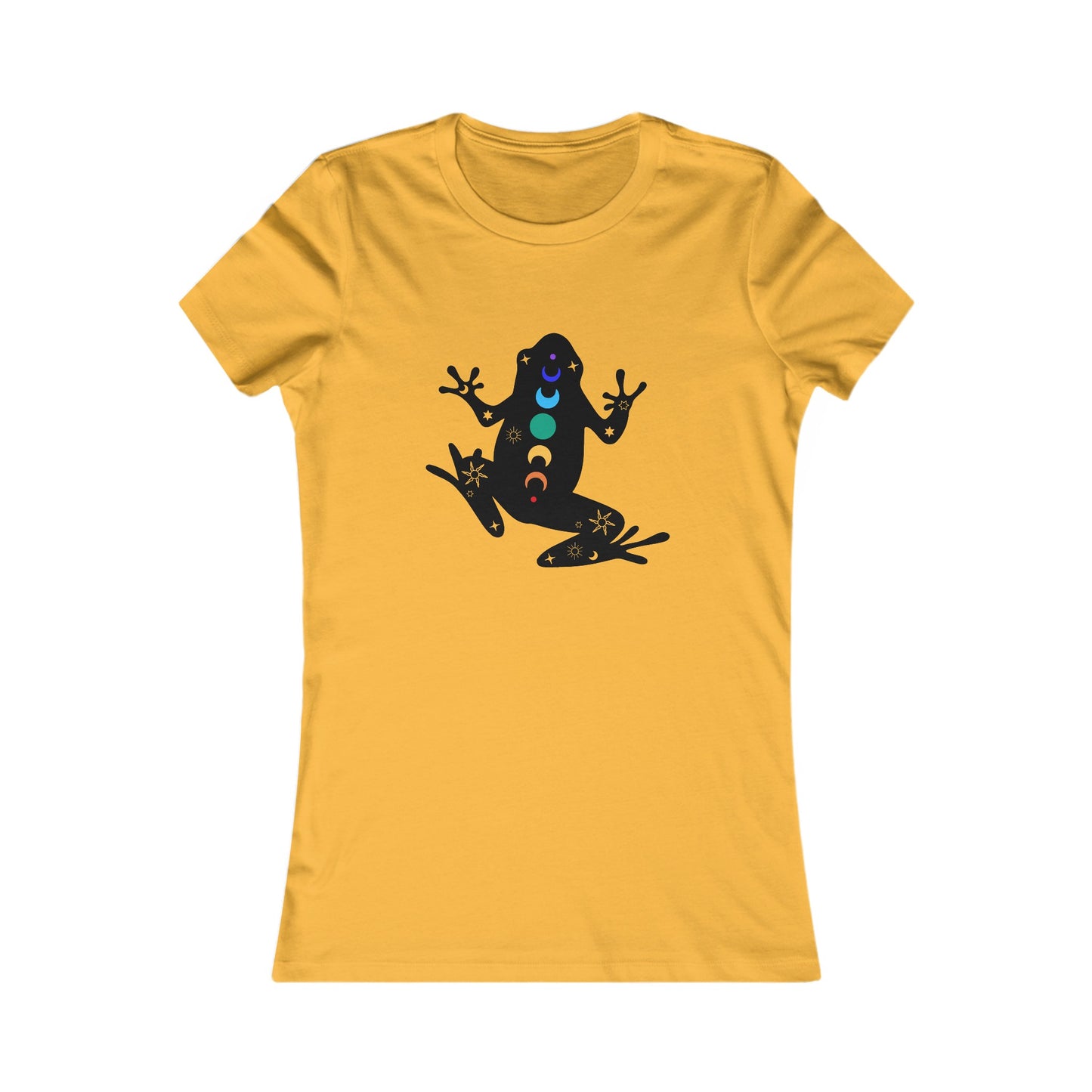 Frog Chakra Women's Tee - Colorful Design