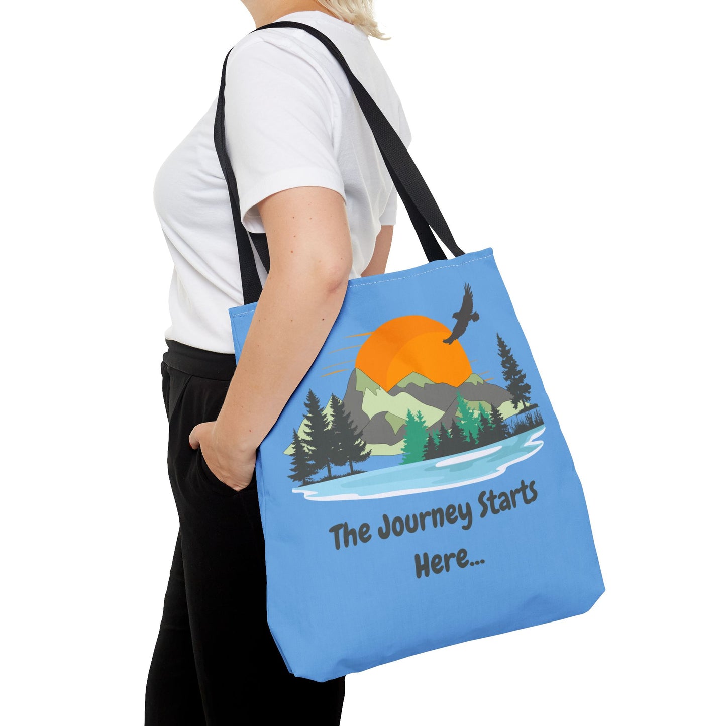 Journey Starts Here - Tote Bag (AOP)