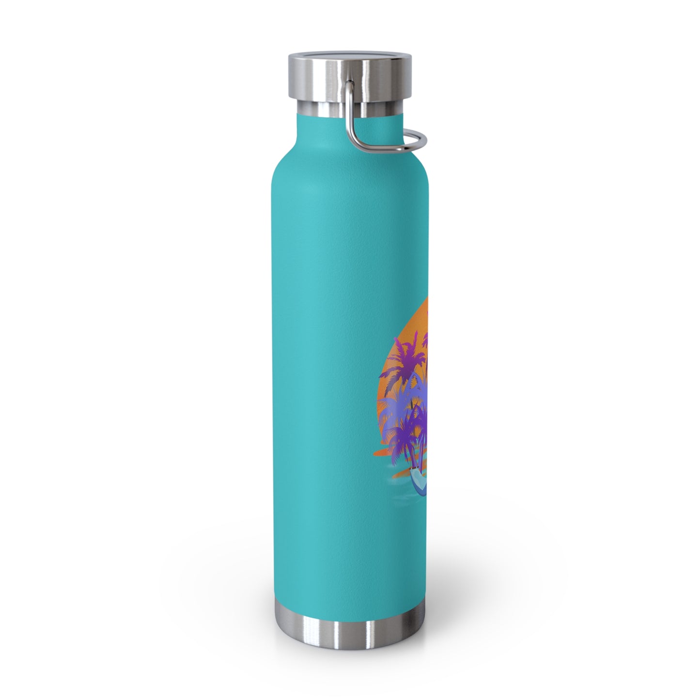 Tropical Paradise - Copper Vacuum Insulated Bottle, 22oz