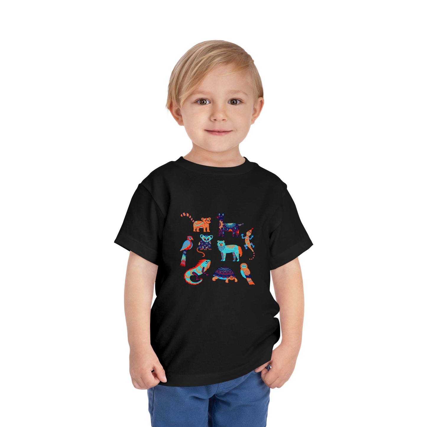 Animal Party - Toddler Short Sleeve Tee