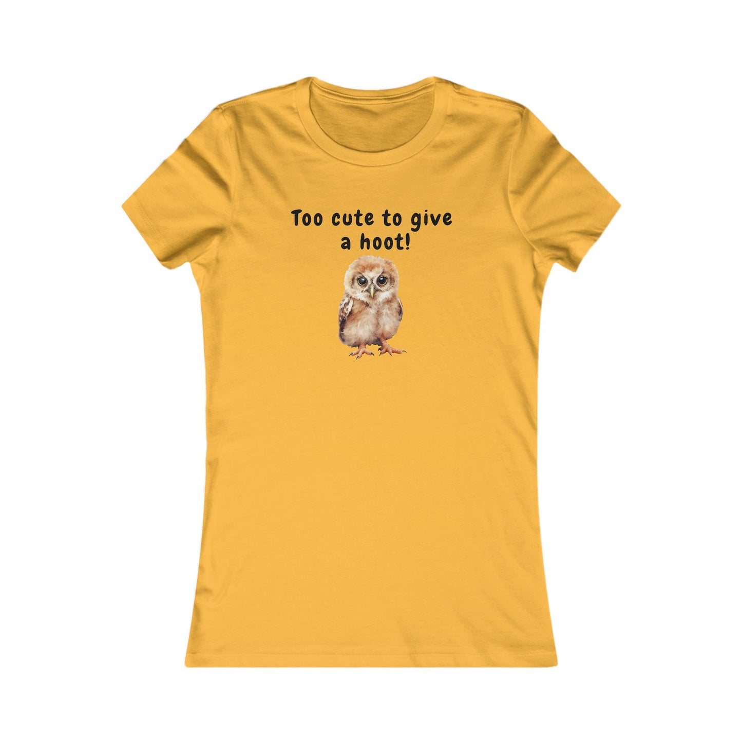 Too Cute to Give a Hoot - Women's Tee