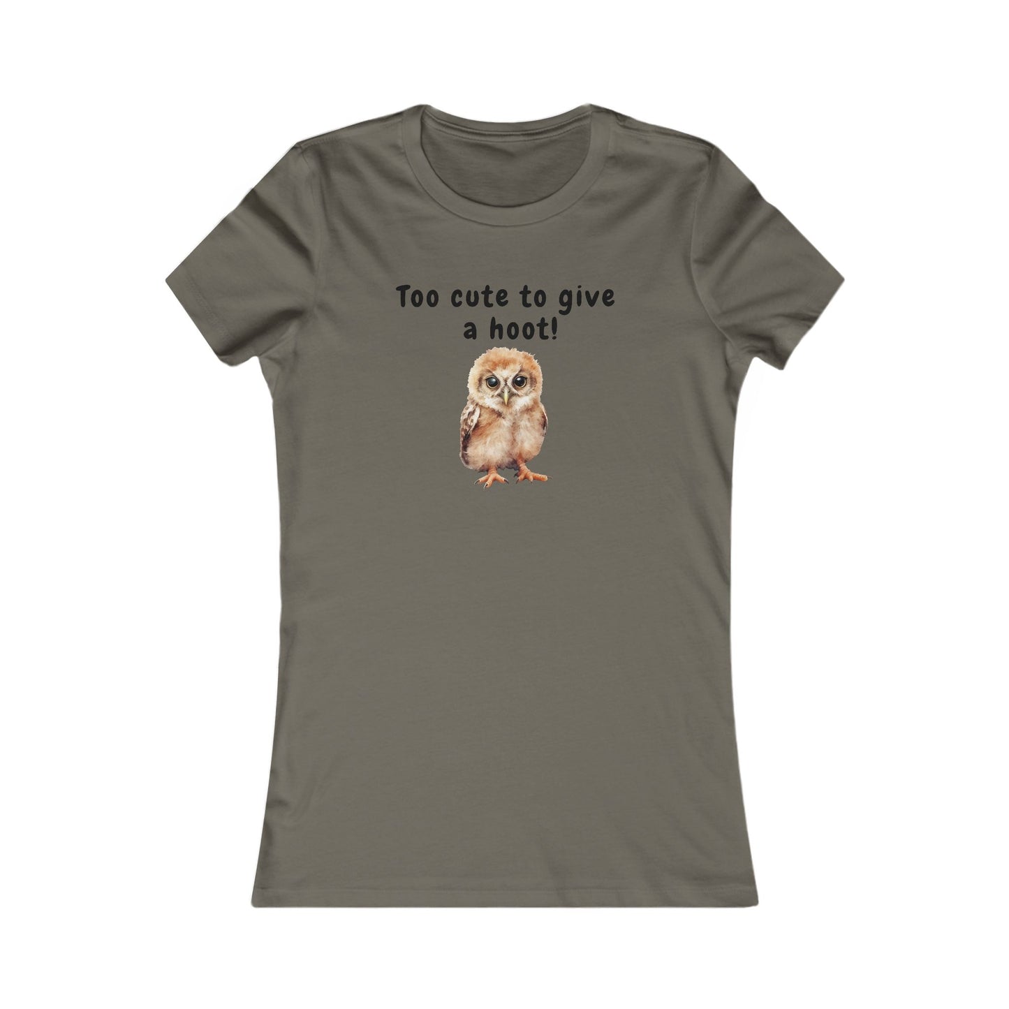 Too Cute to Give a Hoot - Women's Tee