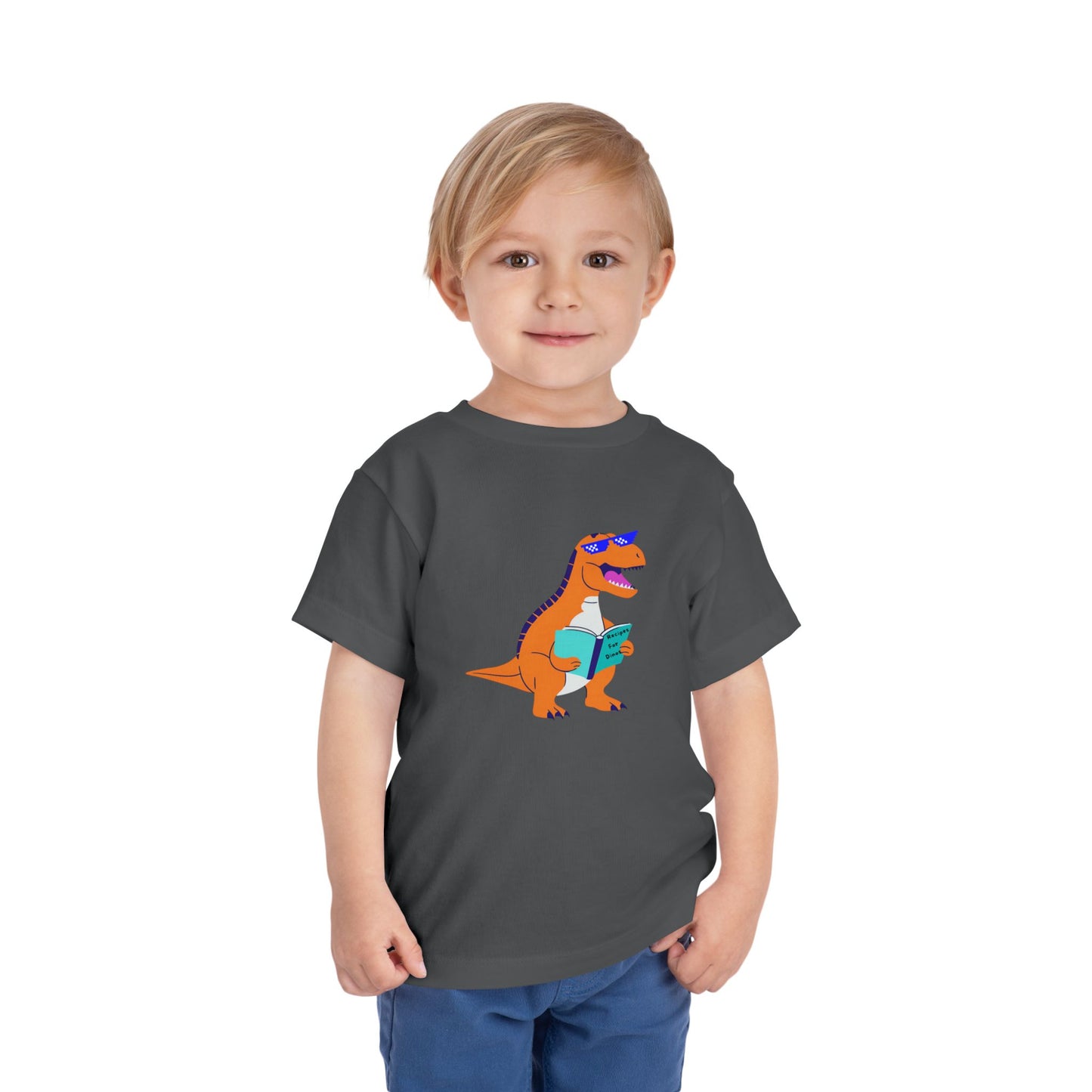 Retro T-Rex - Toddler Short Sleeve Tee