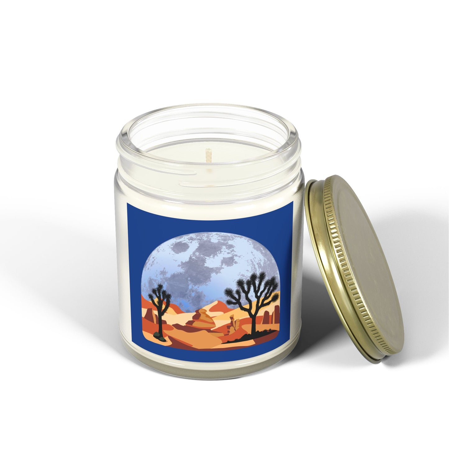 Desert-themed With Joshua Tree - Scented Coconut Apricot Candles (4oz, 9oz)