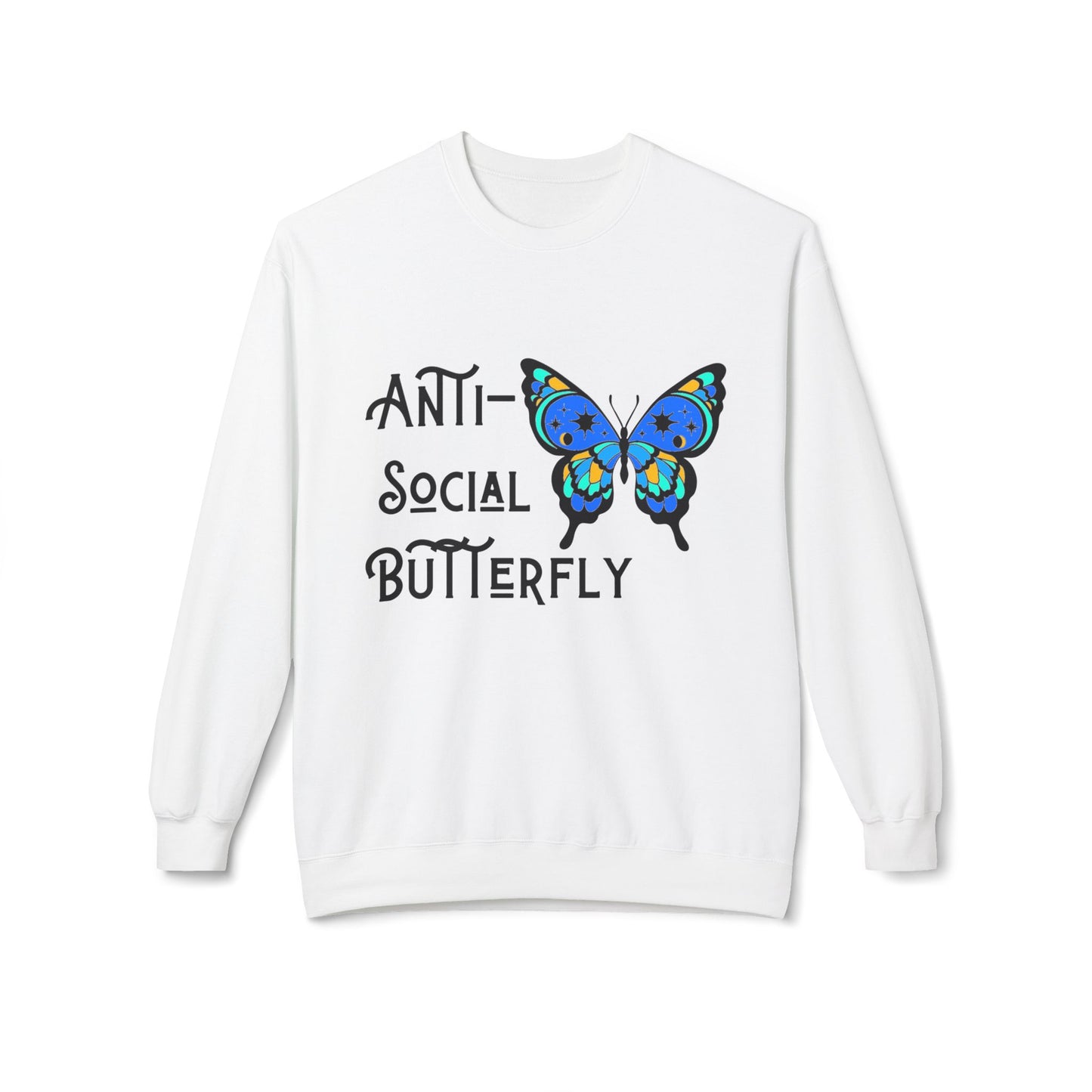 Anti-social - Adult Crewneck Sweatshirt