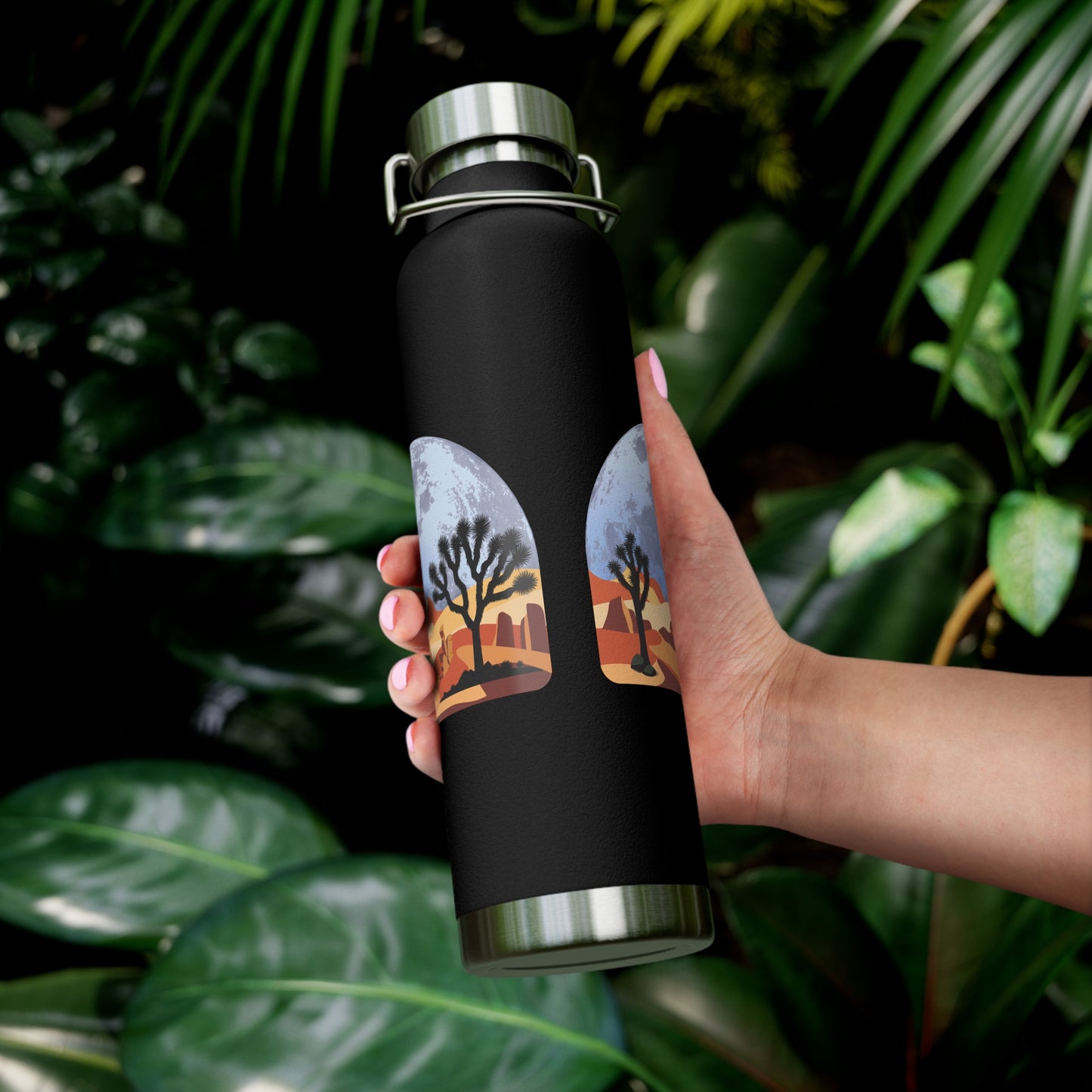 Desert Vibes - Copper Vacuum Insulated Bottle, 22oz