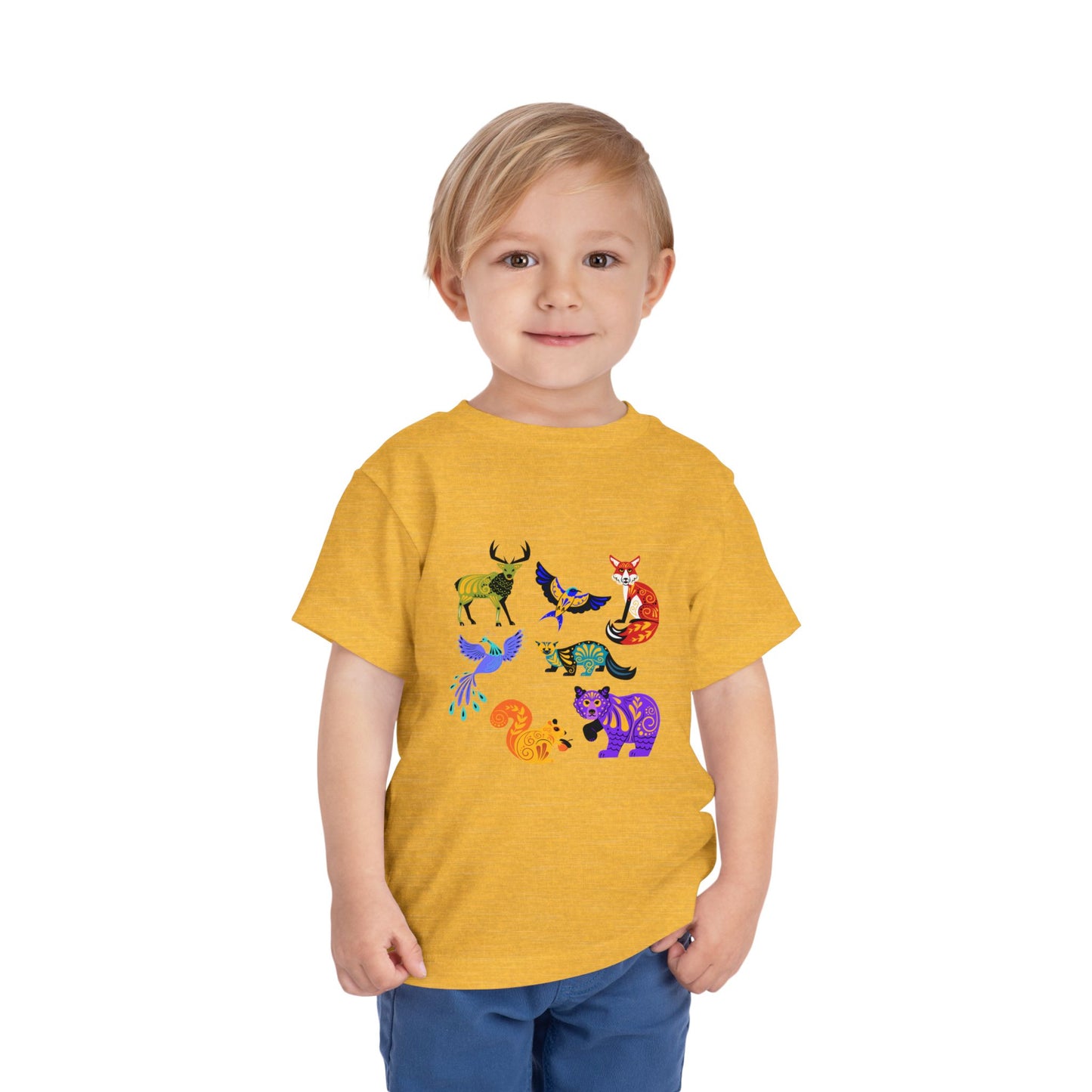 Artsy Animals - Toddler Short Sleeve Tee