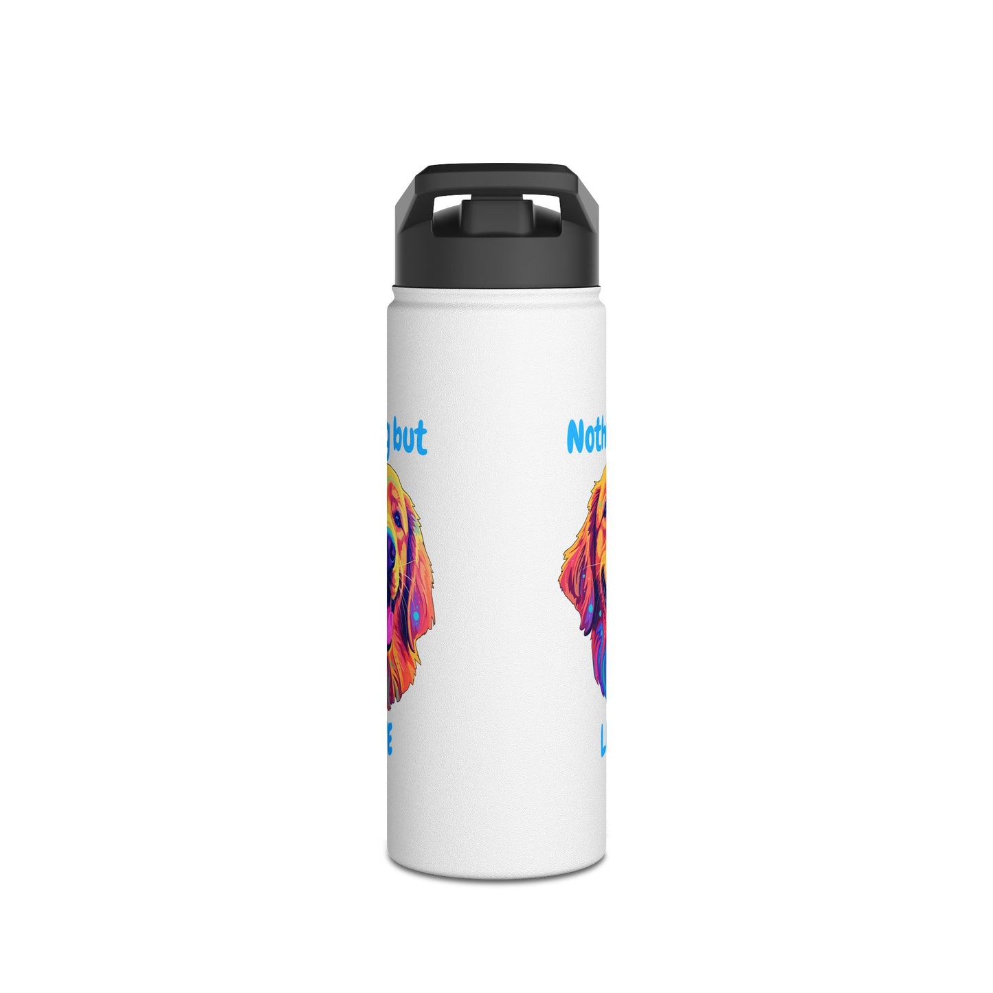 Nothing But Love - Stainless Steel Water Bottle, Standard Lid