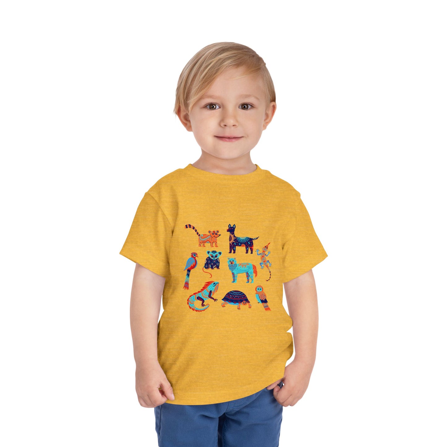 Animal Party - Toddler Short Sleeve Tee