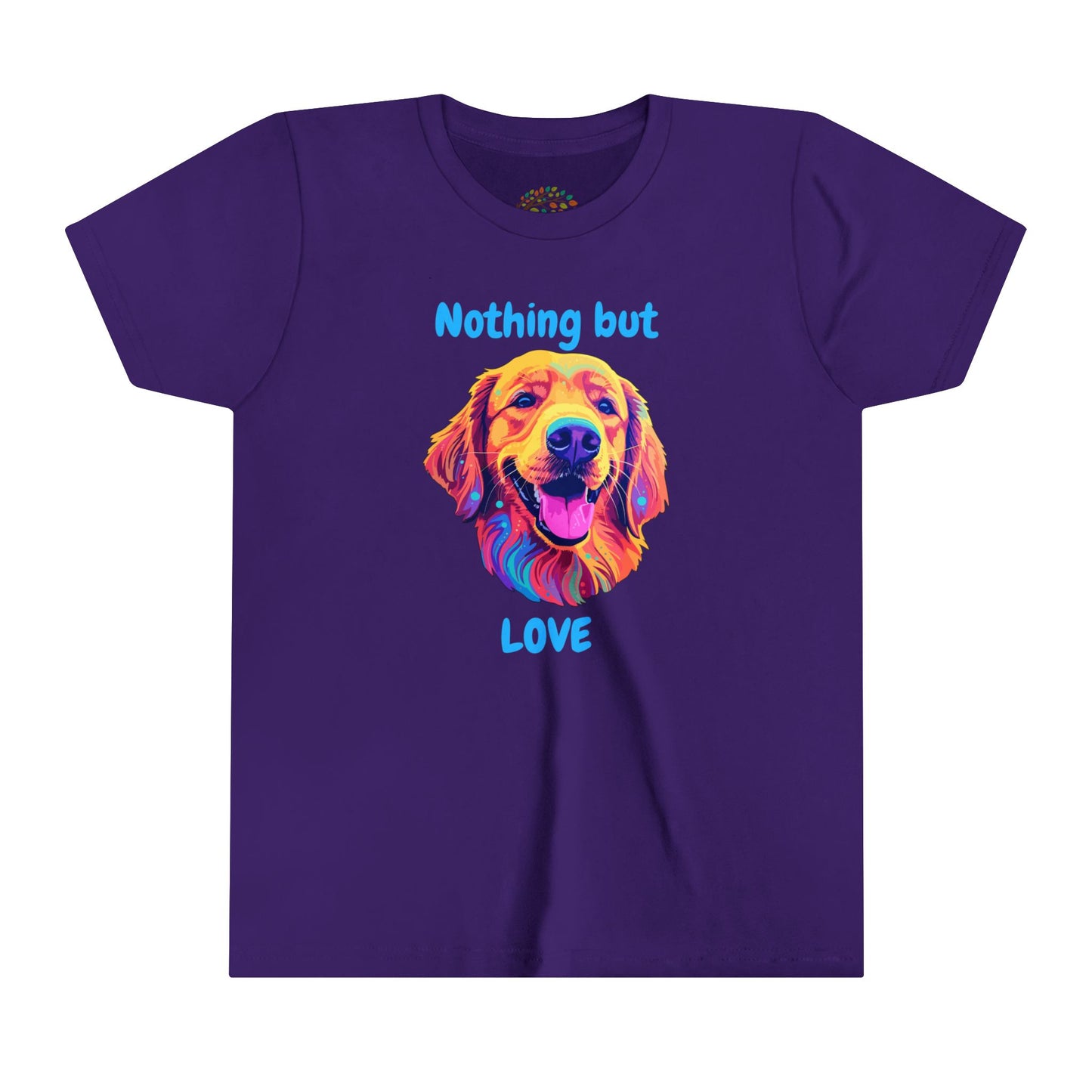 Nothin But Love - Youth Tee - Golden Retriever Design