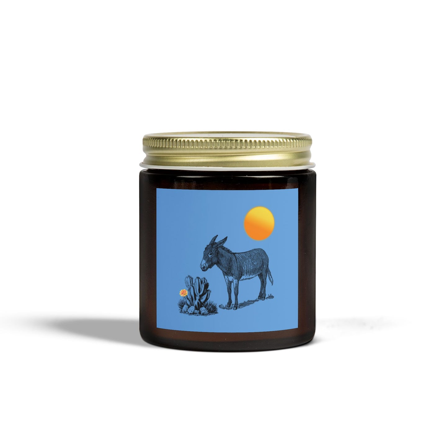 Desert Donkey - Scented Coconut Apricot Candles (4oz, 9oz)