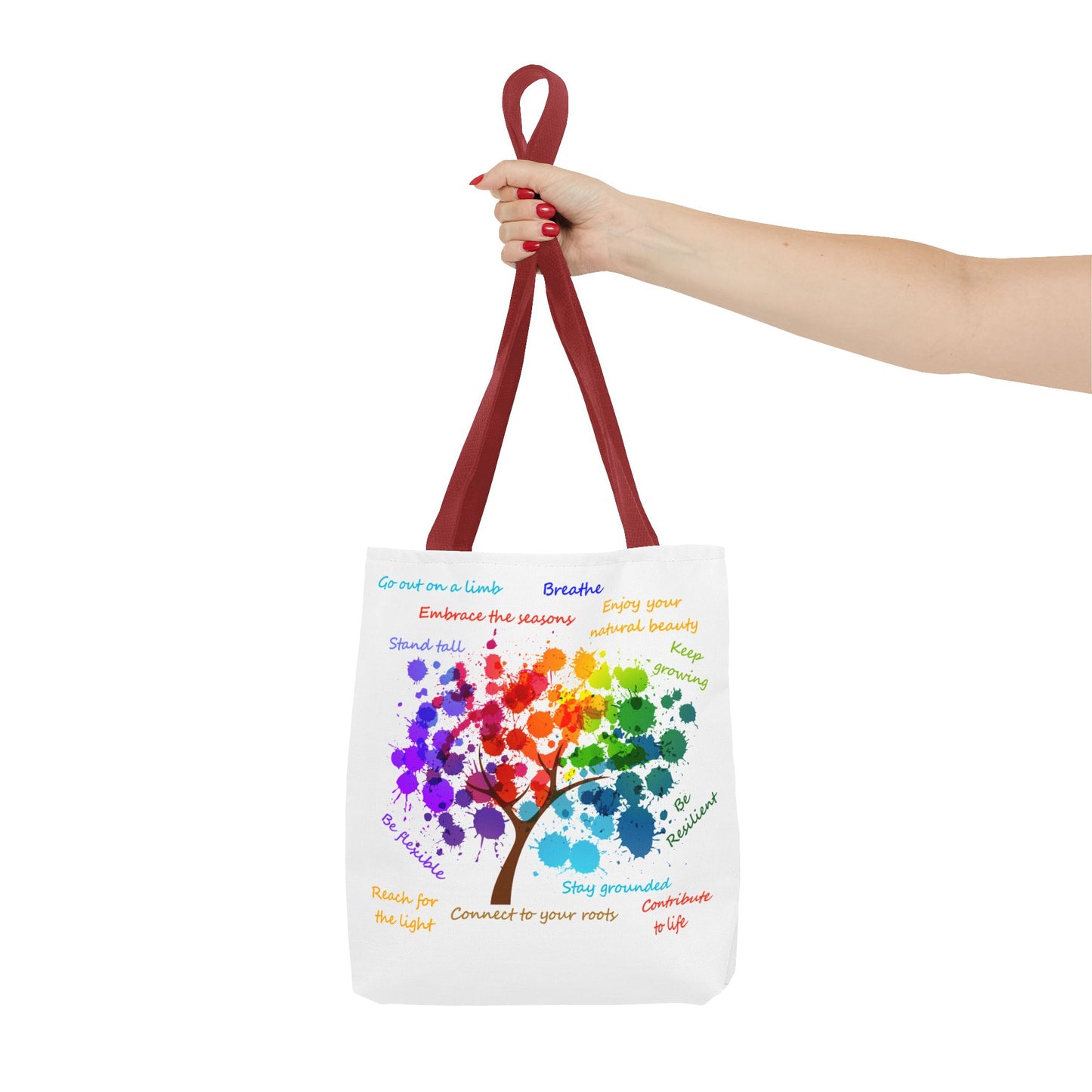 Tree of Life White - Tote Bag (AOP)