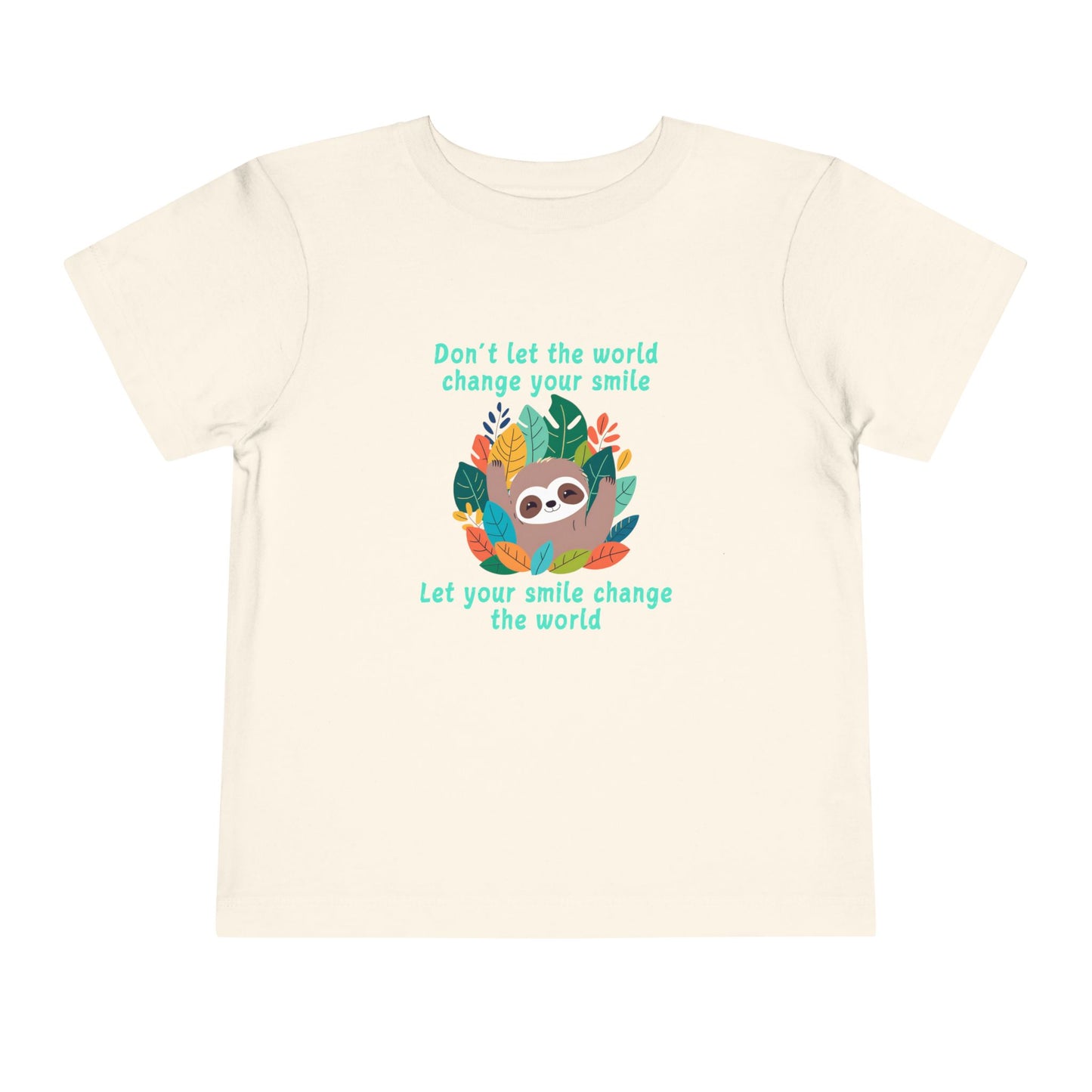 Sloth Smile - Toddler Short Sleeve Tee