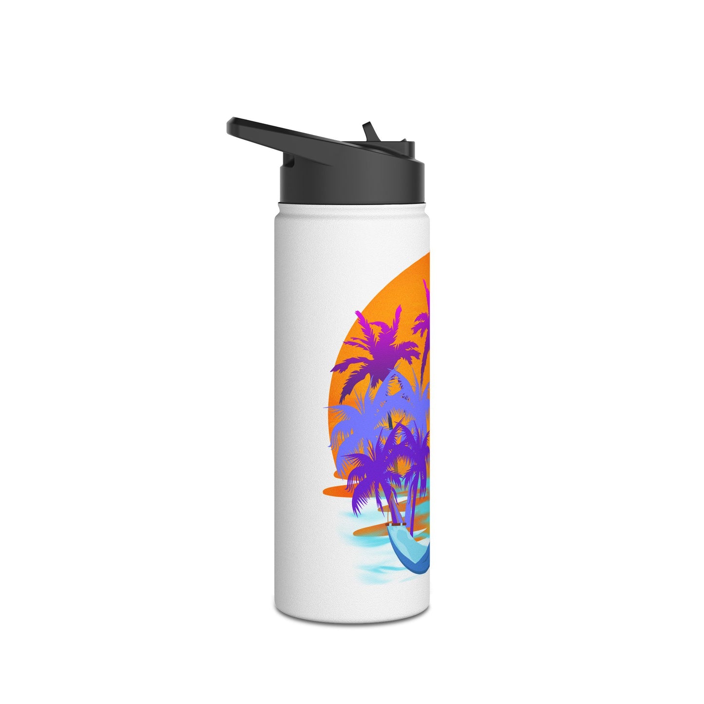 Tropical Paradise - Stainless Steel Water Bottle