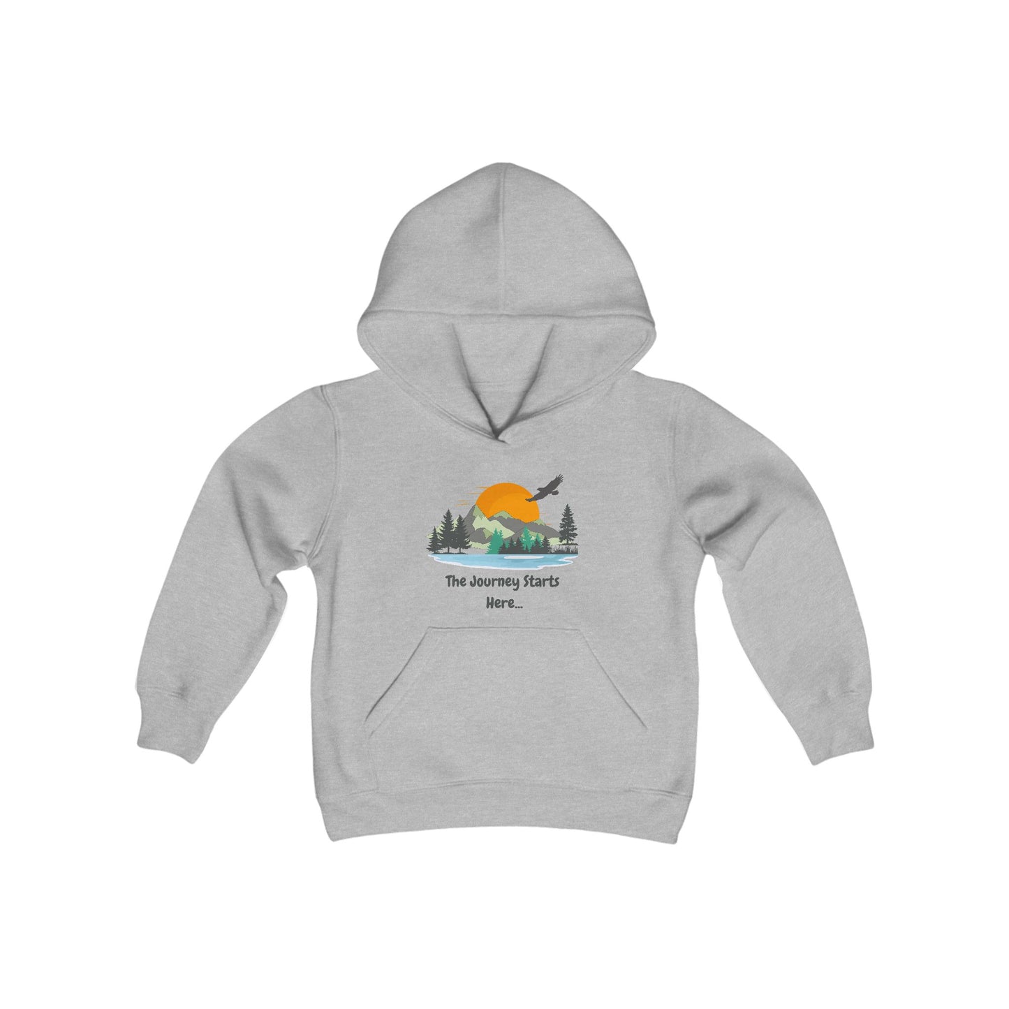 Journey Starts Here - Youth Hooded Sweatshirt